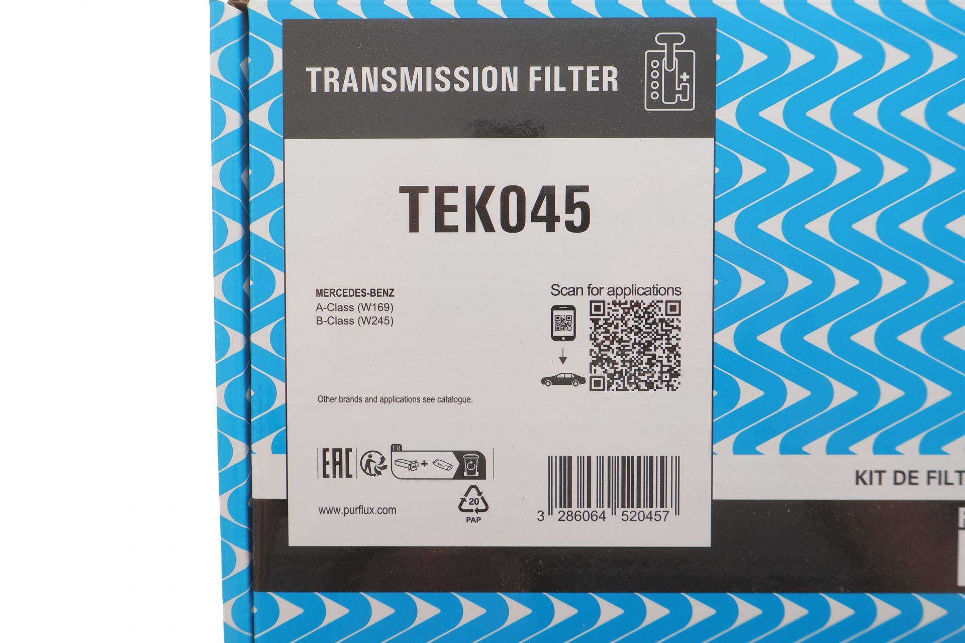 Фільтр АКПП MB A-class (W169)/B-class (W245) 04- (M266/OM640) (з прокладкою)