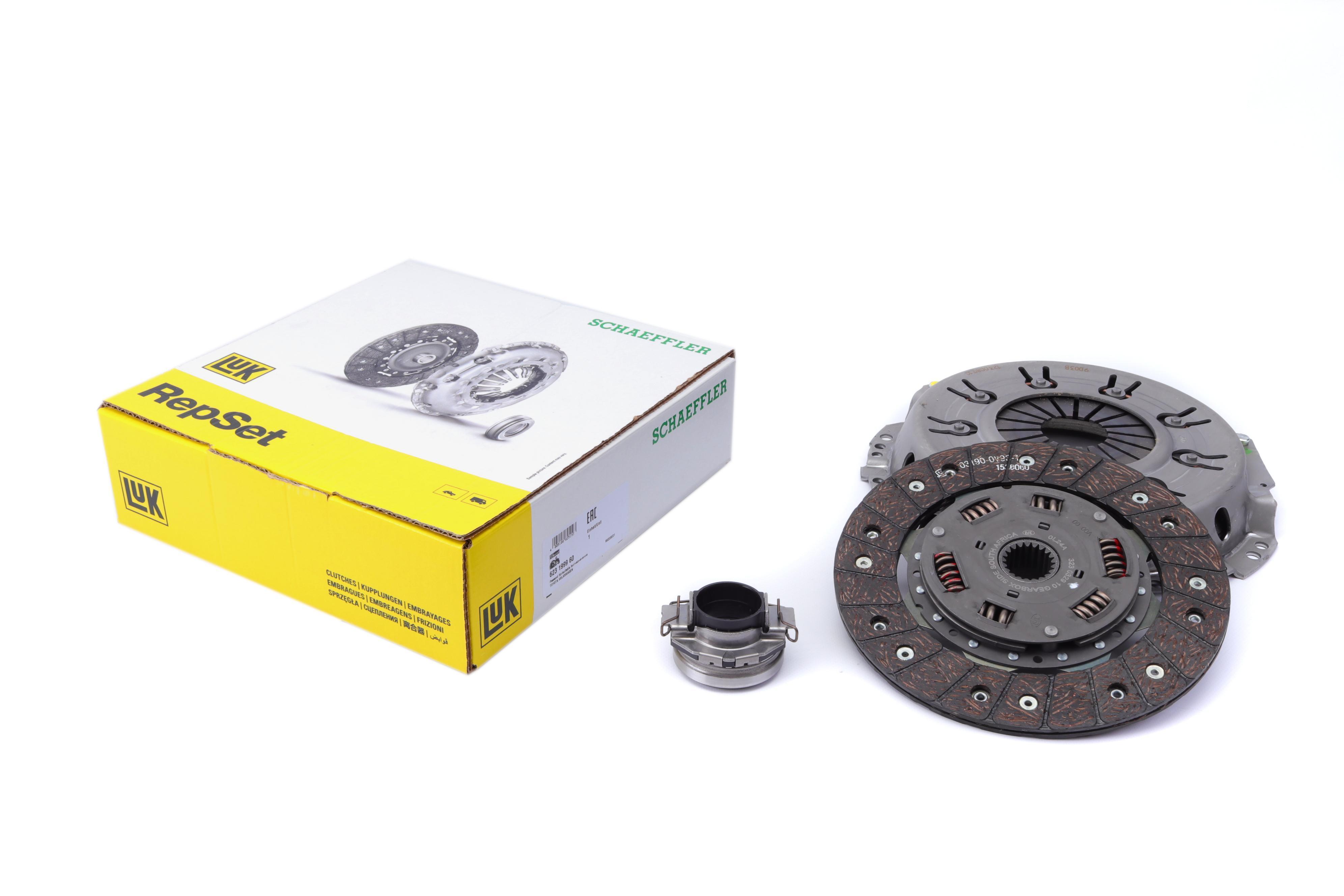 Комплект зчеплення Toyota Hilux V 2.4D/4WD, 88-97, 59/61kw