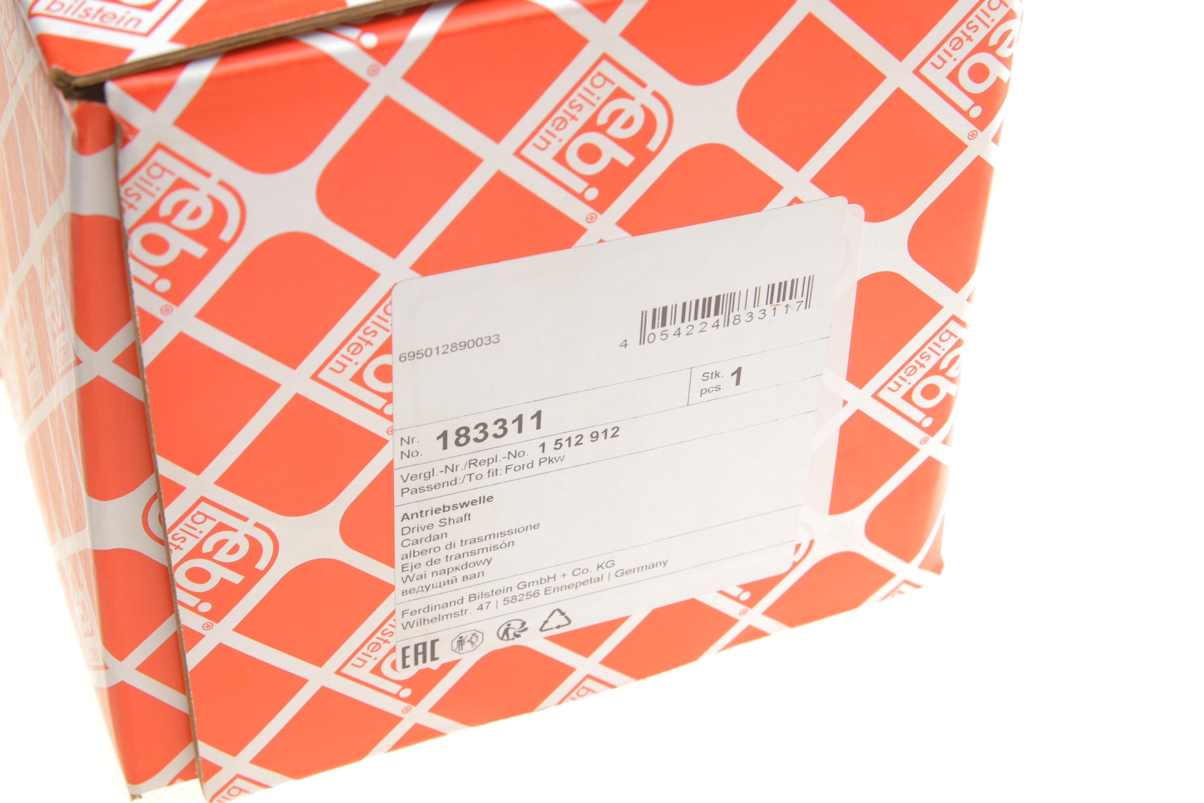 Піввісь (передня) (L) Ford Transit/Tourneo 2.2TDCi 07-11 (28z/41z/755mm) (+ABS48z) МКПП