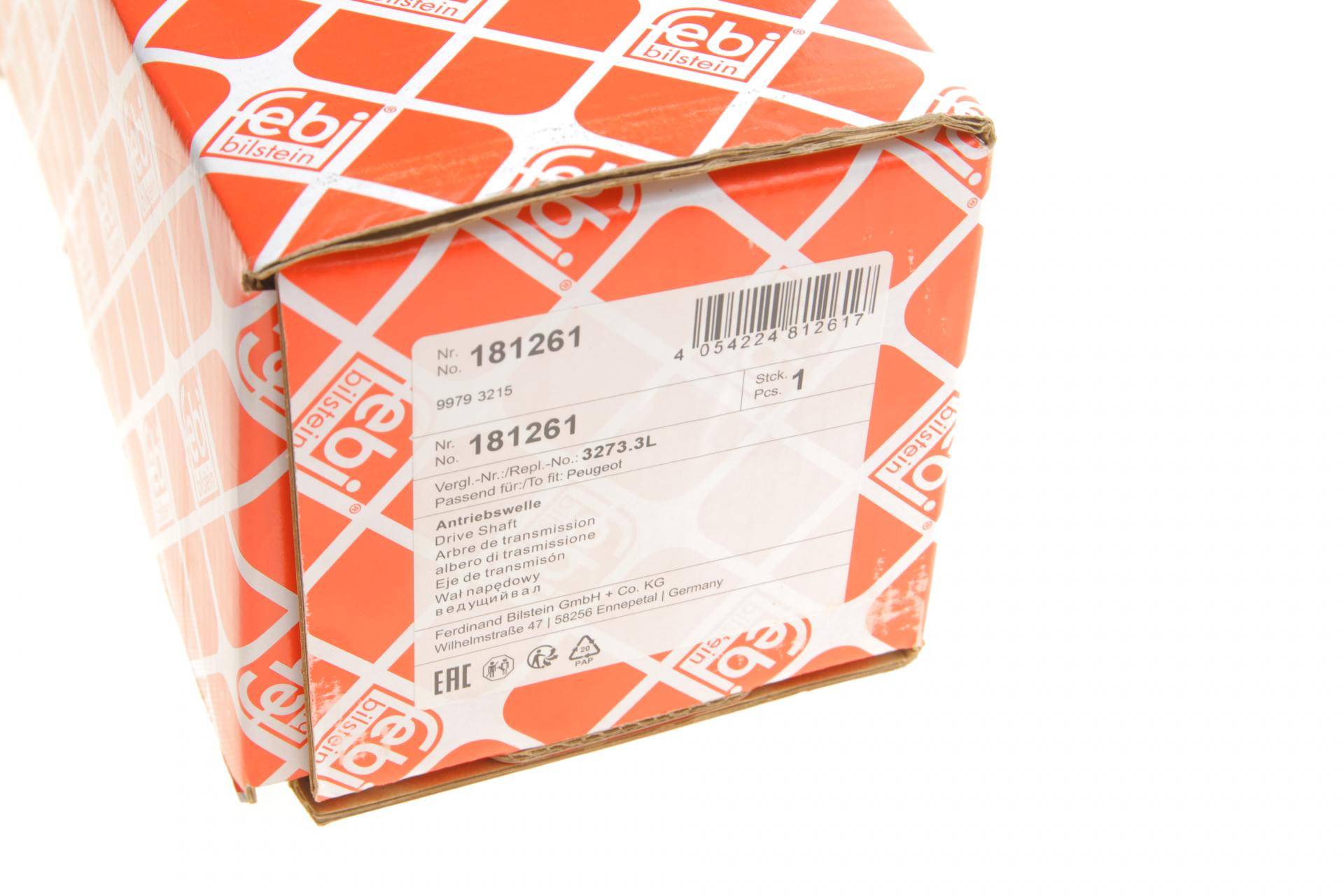 Піввісь Peugeot 206 1.1-1.4 98- (R) (21x22x886)