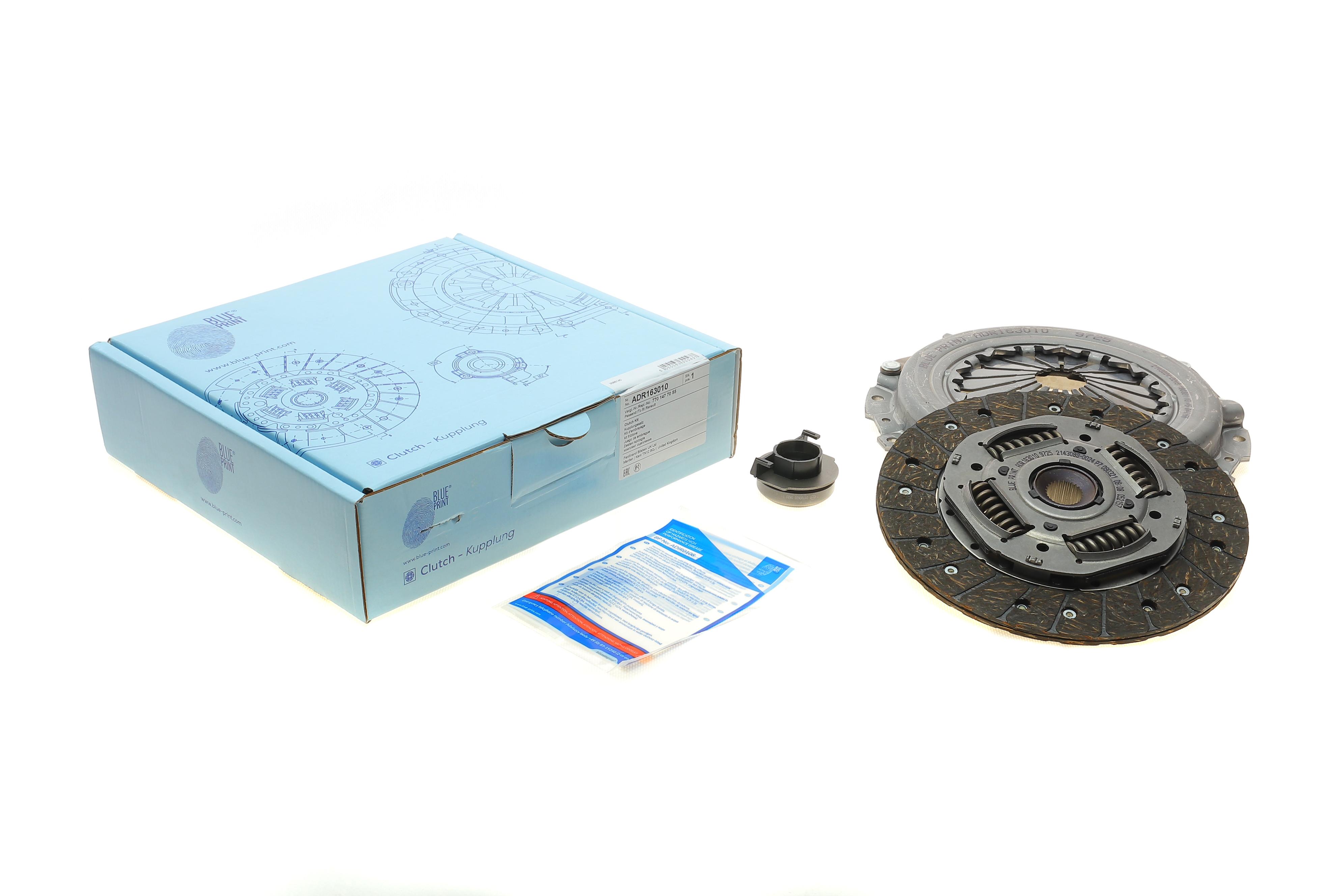 Комплект зчеплення Renault Kangoo 1.9dCi 97-14 (d=212mm) (+вижимний)