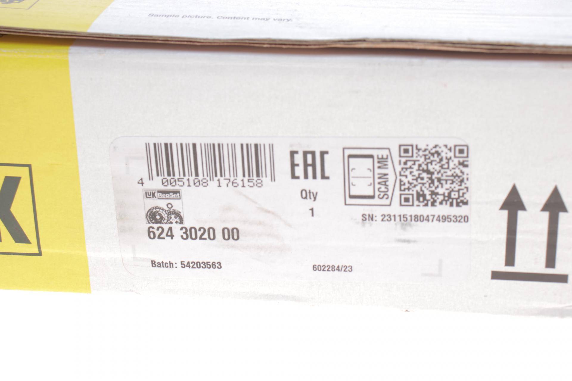 Комплект зчеплення Citroen C5 I/II/Peugeot 406/607 2.2HDi 00-, (DW12TED4)