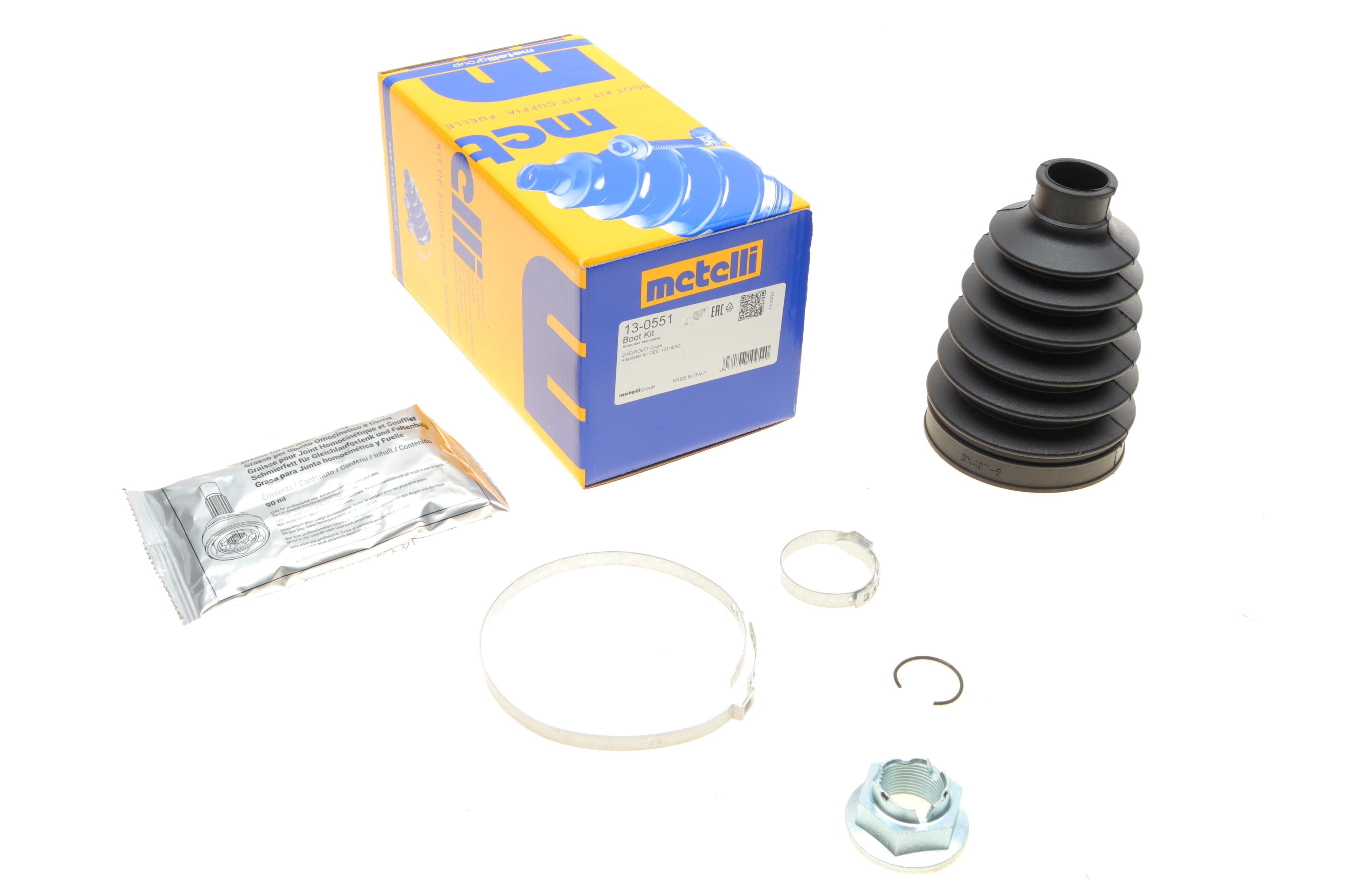 Пильник ШРКШ (зовнішній) Chevrolet Cruze 1.6/1.8 09- (25x78x130) (к-кт)