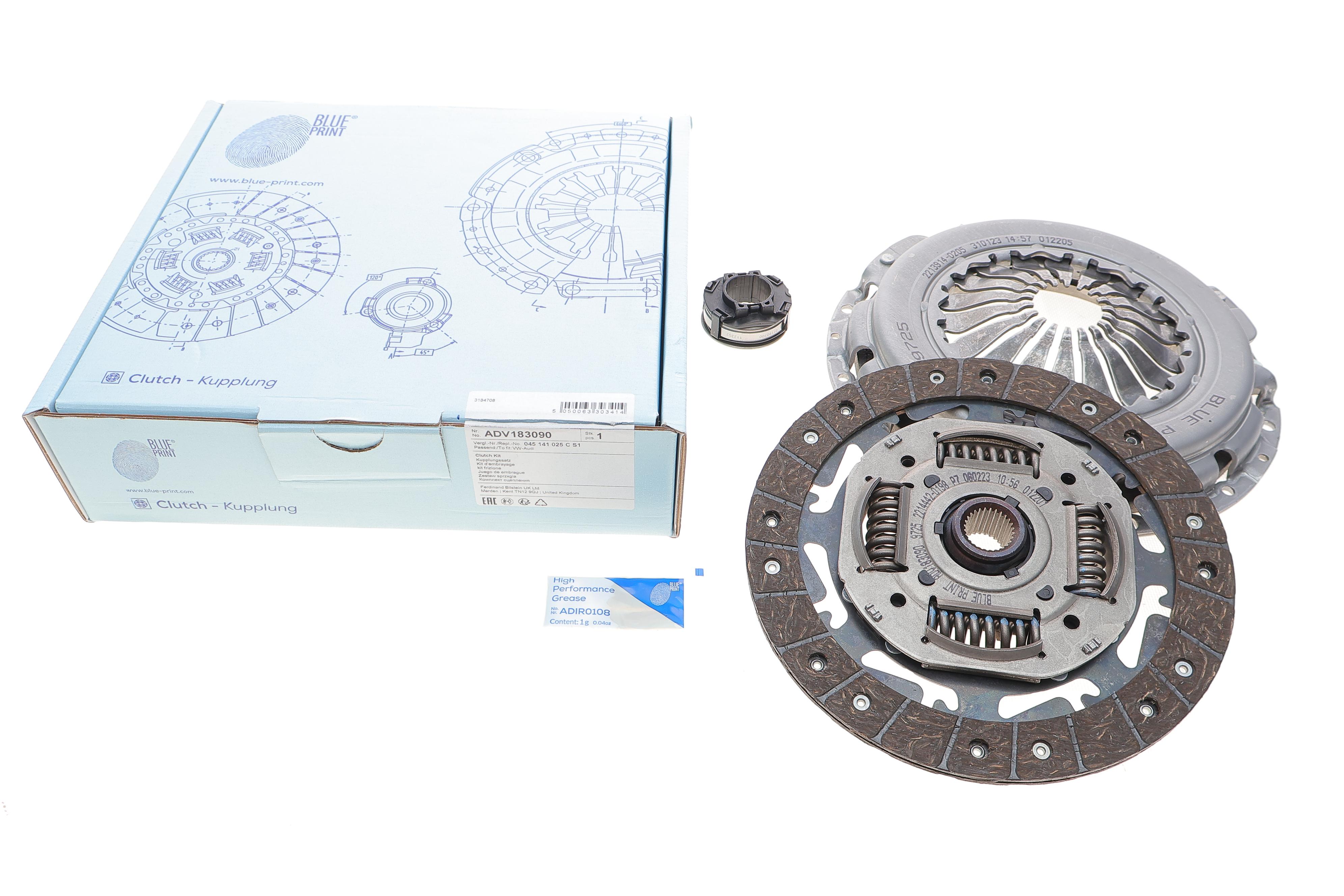 Комплект зчеплення Seat Ibiza 01-09/Skoda Fabia/Roomster 1.4TDI 99-15 (51kw)(d=221mm)(+вижимний)