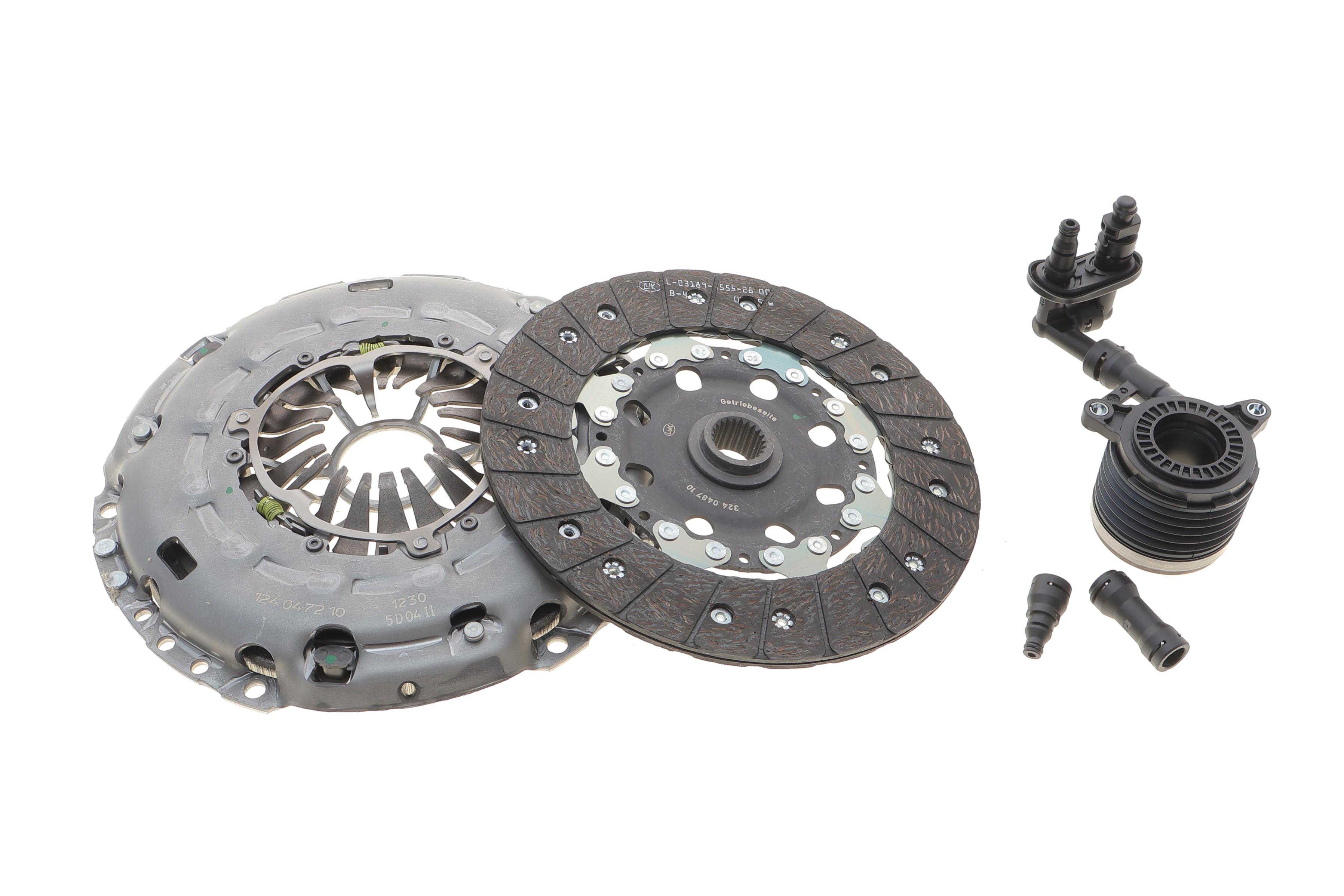 Комплект зчеплення Hyundai Santa Fe I/II 2.7 04-12, 125/129/139kw (d=240mm) (+ вижимний)