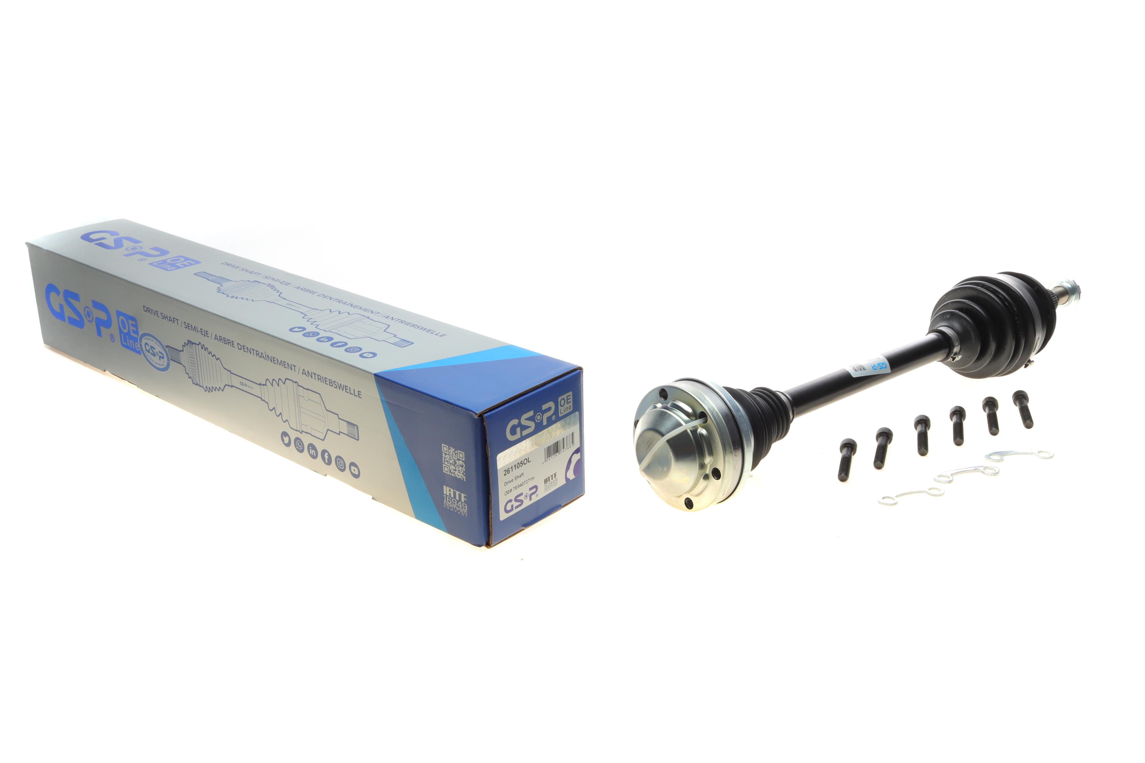 Піввісь (передня) VW T5 1.9TDi/2.0 03-15 (L) (38x27x645)