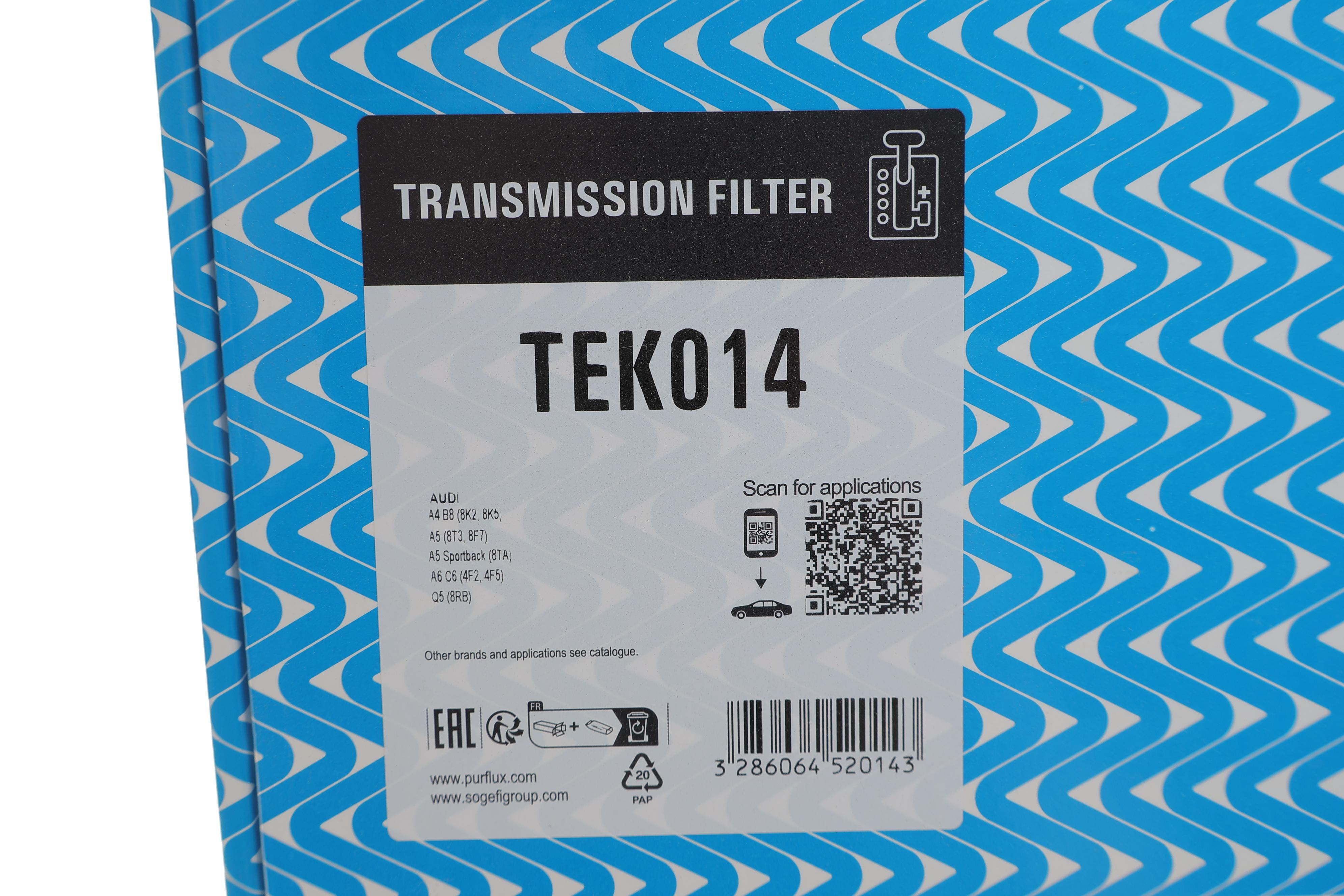 Фільтр АКПП Audi A4/A5 2.0-3.2 08-12/Q5 2.0-3.2 07-17