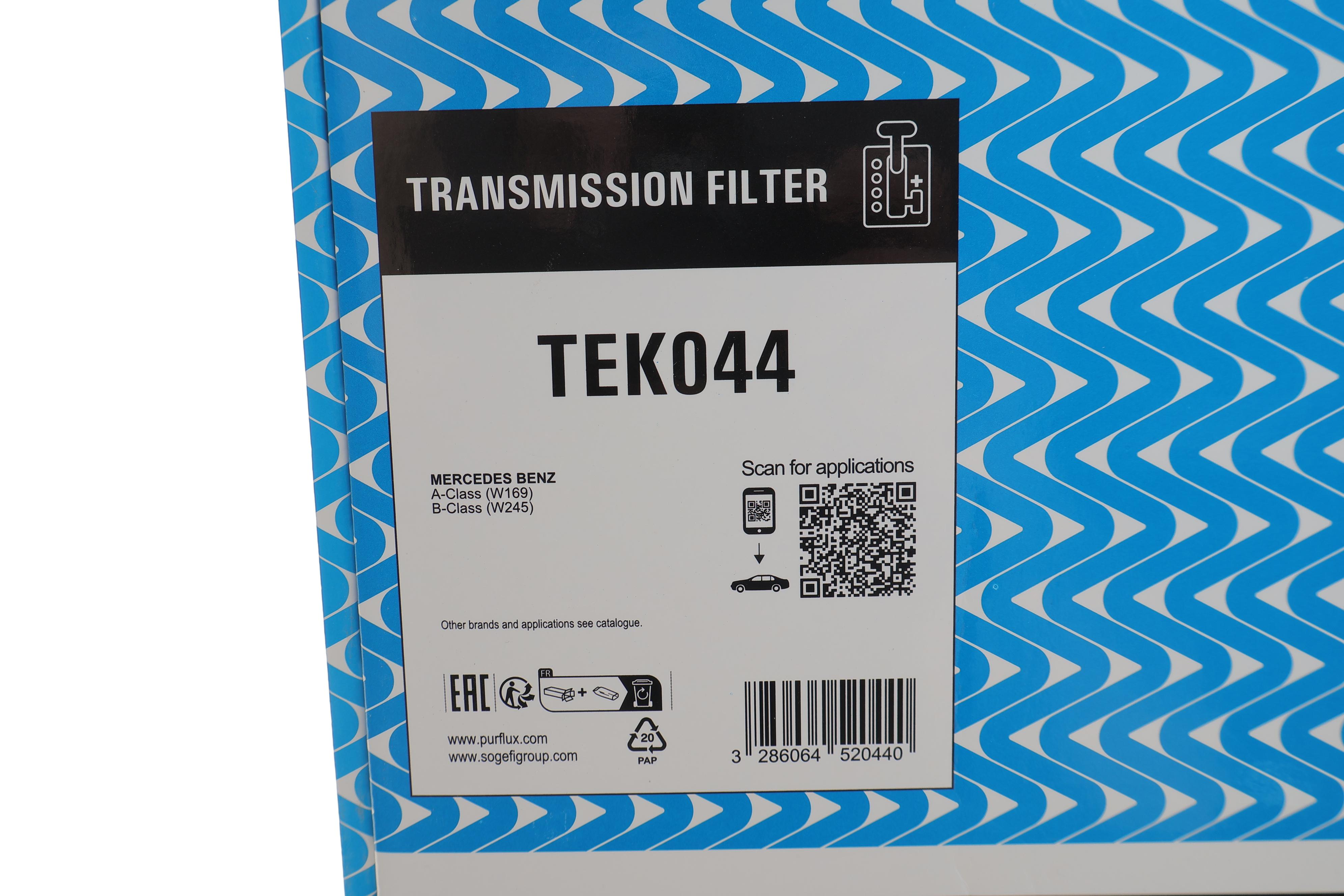 Фільтр АКПП MB A-class (W169)/B-class (W245) 04- (M266/OM640) (з прокладкою)