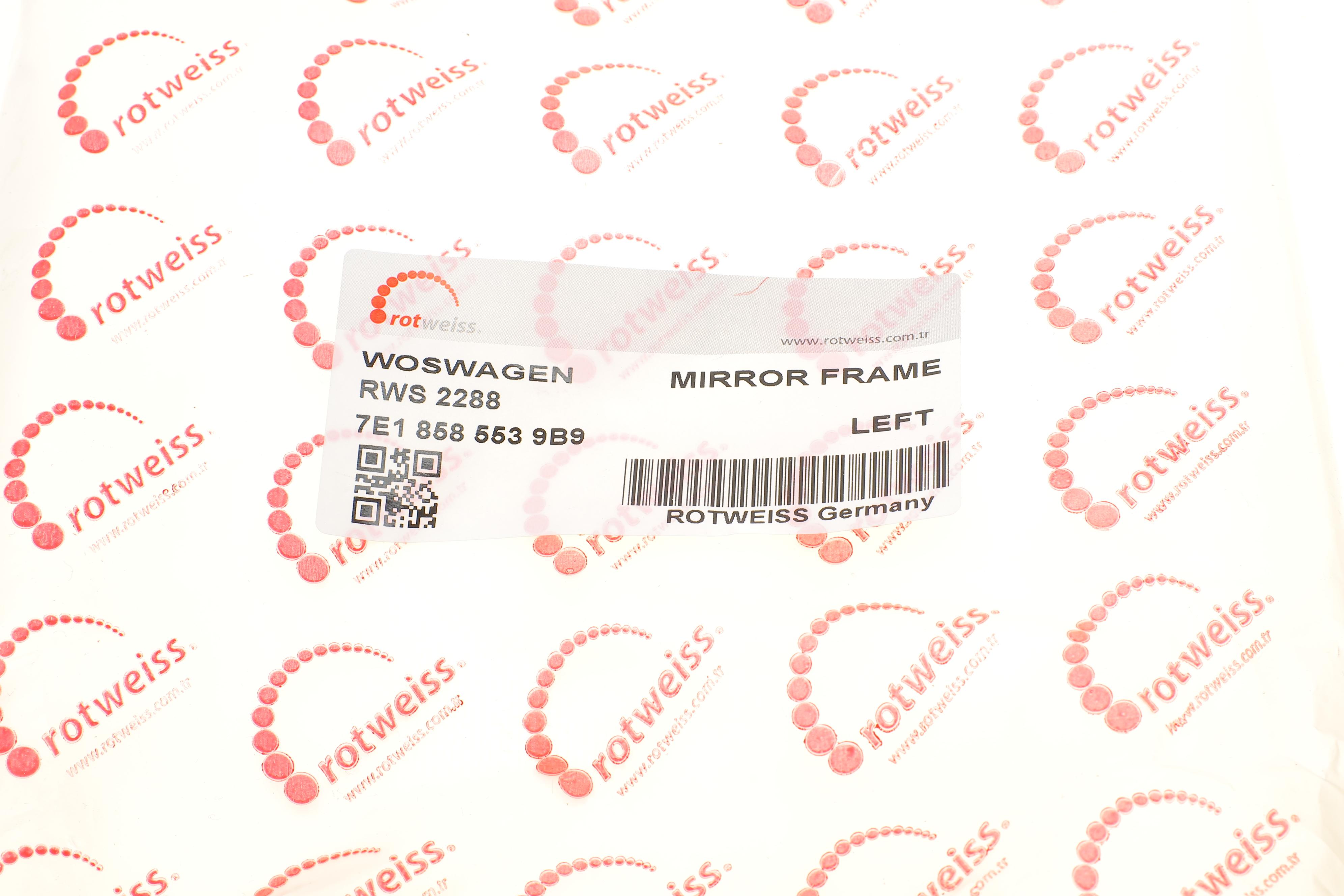 Накладка дзеркала заднього виду VW T5/Caddy 03- (L)