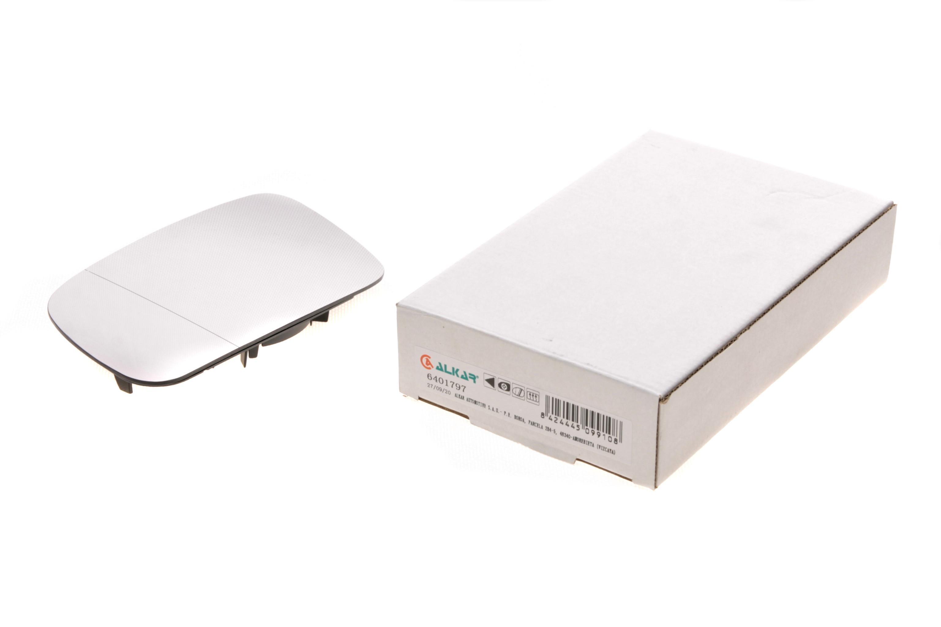 Скло дзеркала (з підігрівом) Audi A6 97-06 (L) (асферичне)