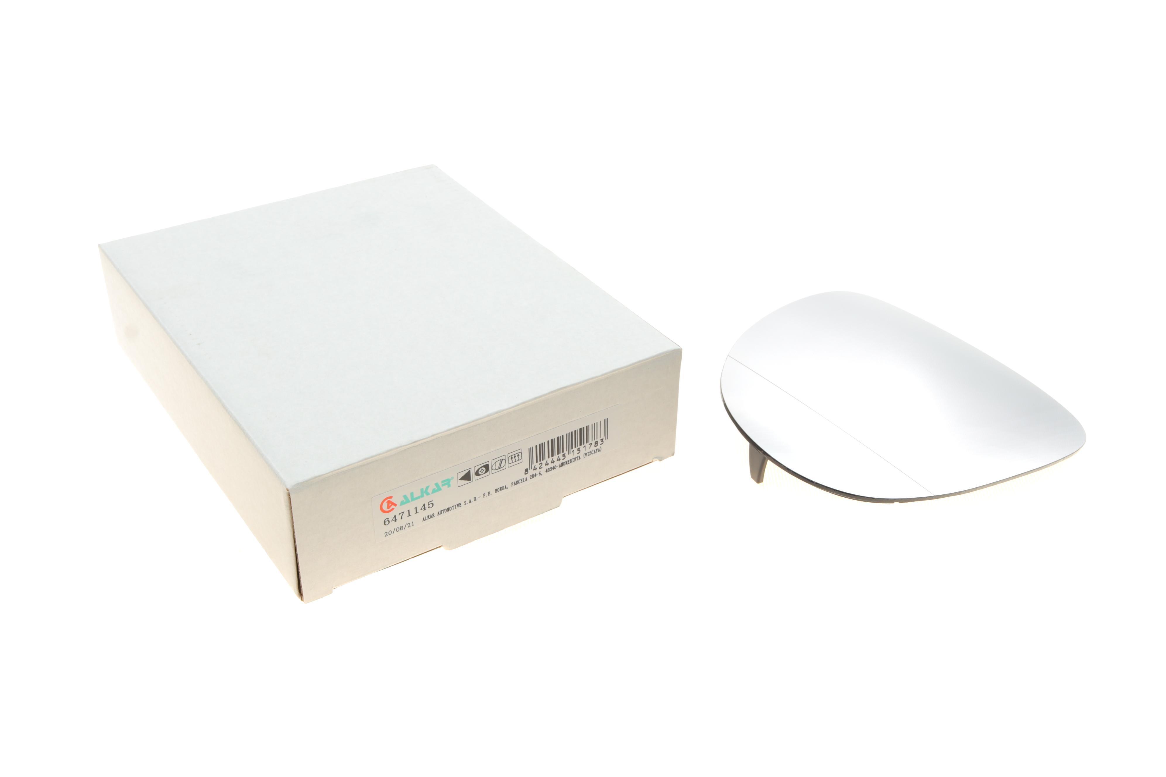 Скло дзеркала (з підігрівом) VW Touareg 3.0/3.6 V6/4.2 V8 TDI 10- (L)