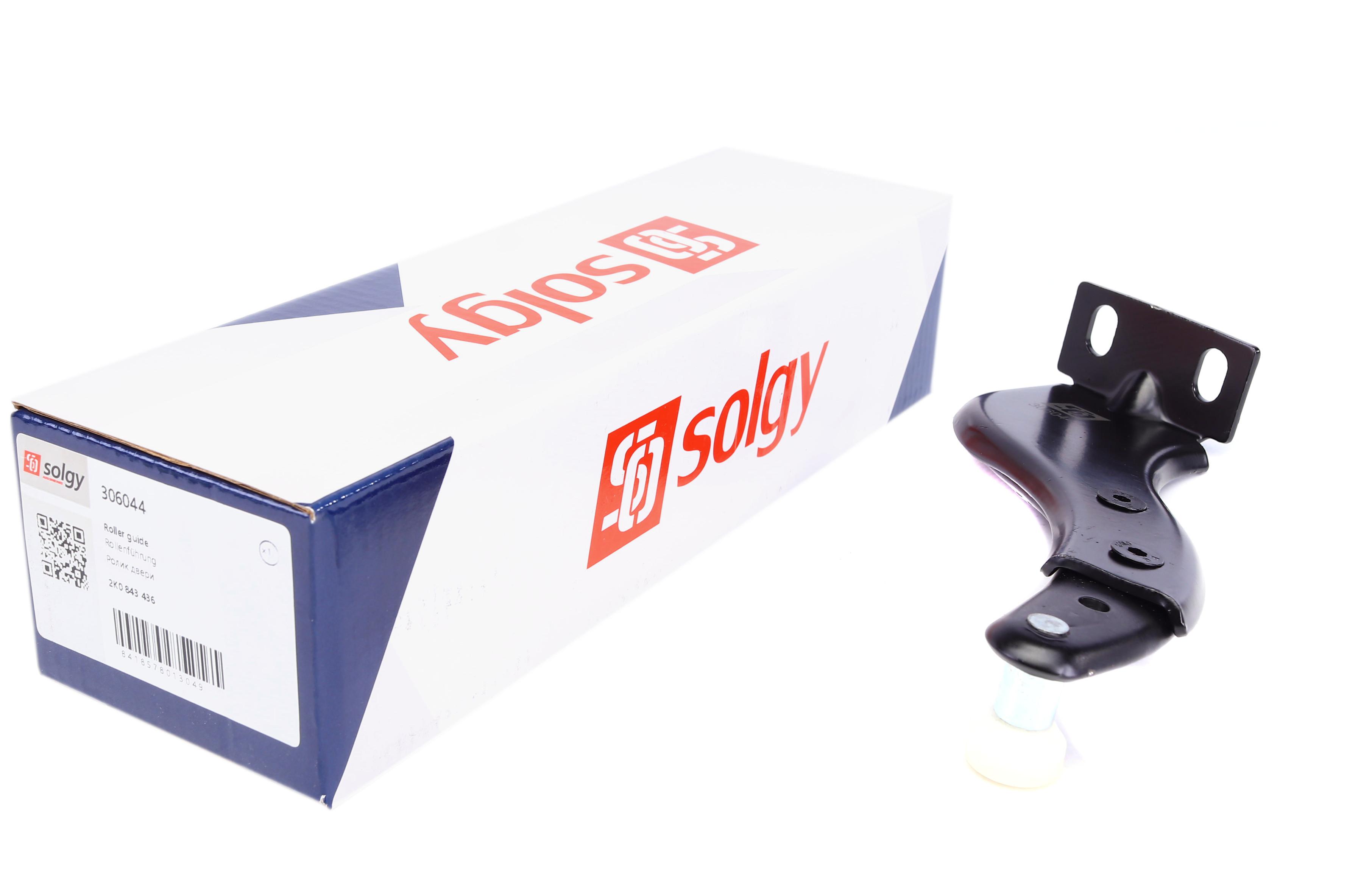 Ролик дверей (бічних/верхній) VW Caddy 03- (R) (з кронштейном)