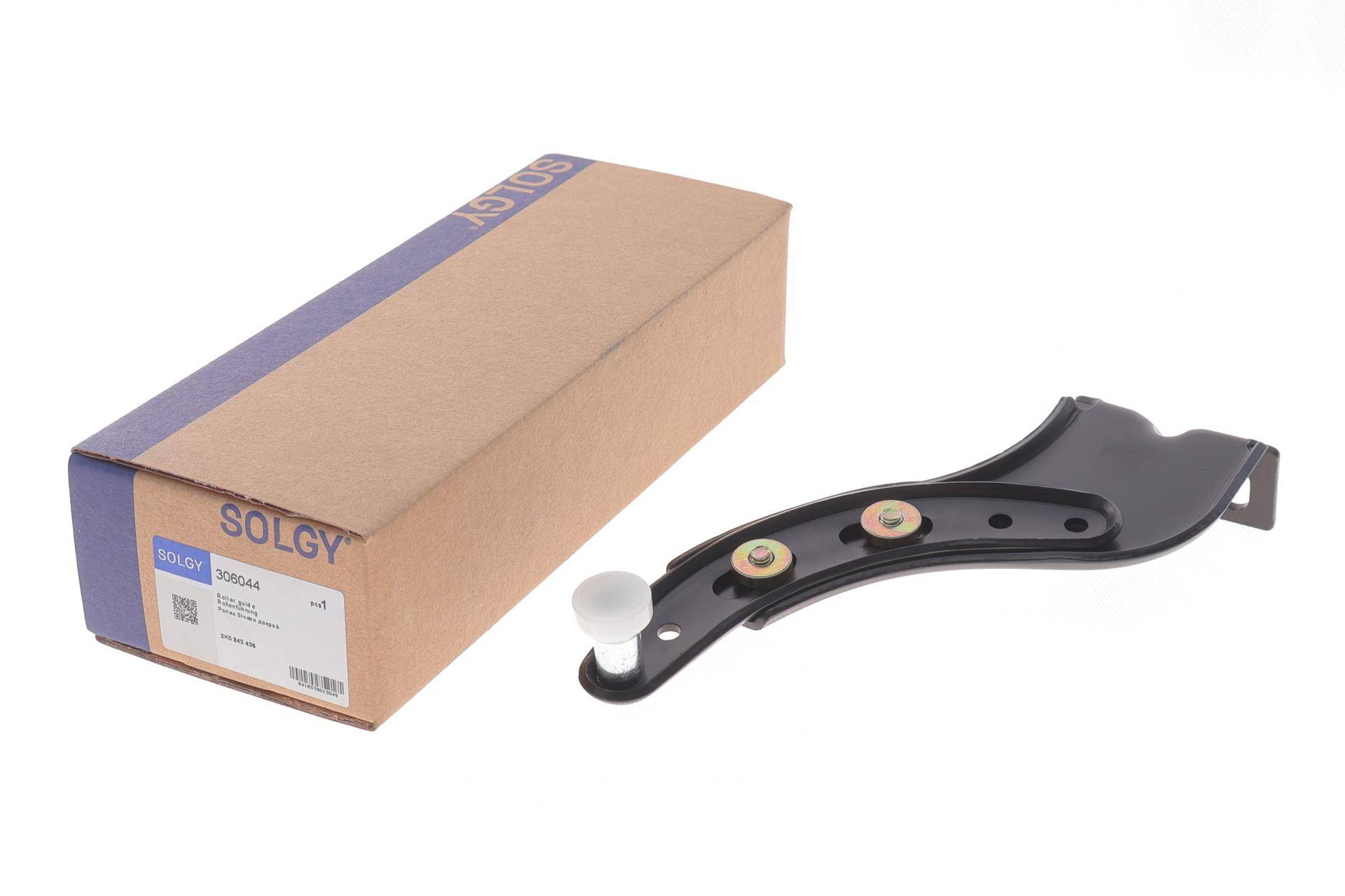 Ролик дверей (бічних/верхній) VW Caddy 03- (R) (з кронштейном)