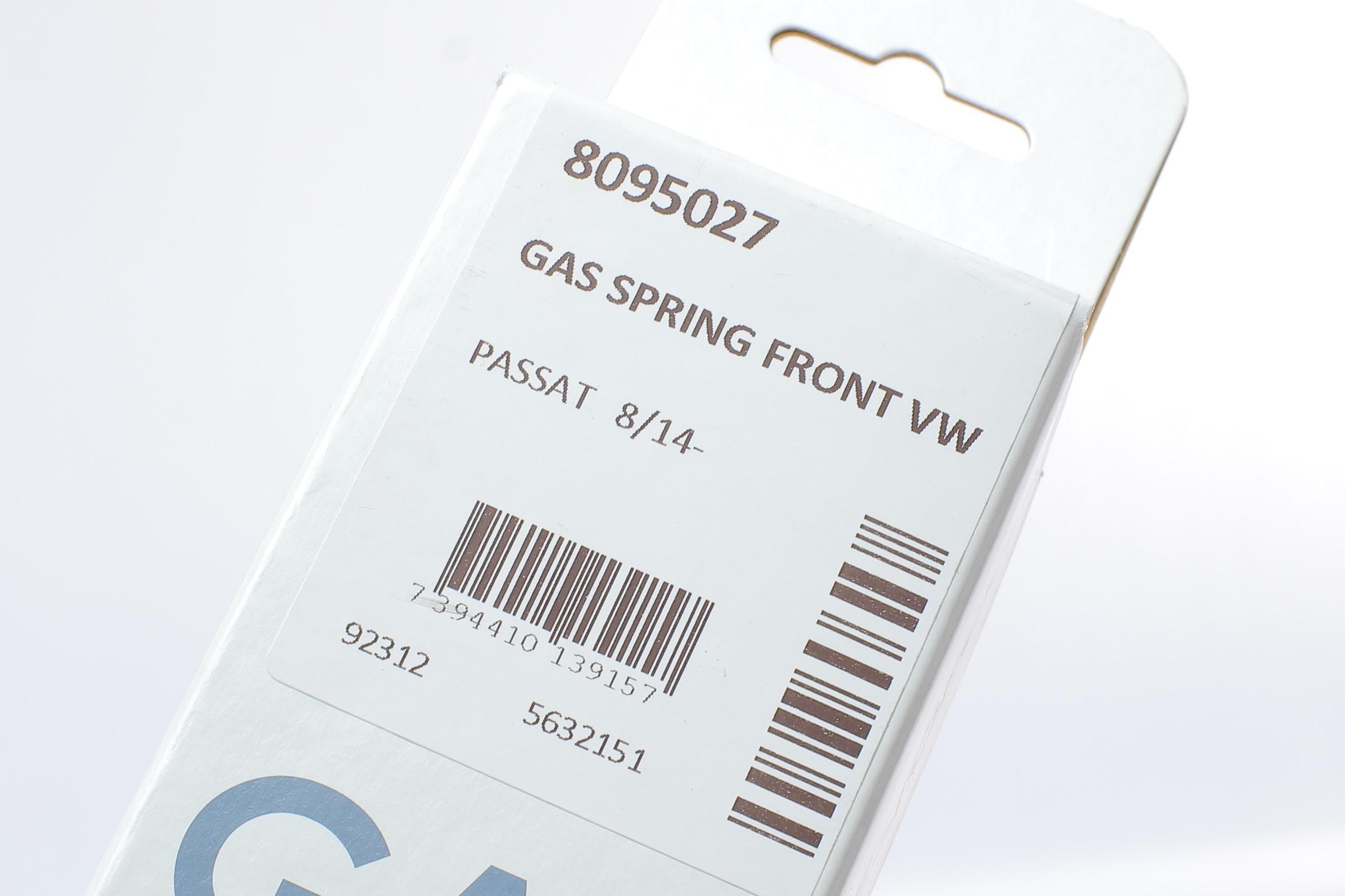 Амортизатор капоту VW Passat B8 14- (седан/універсал)