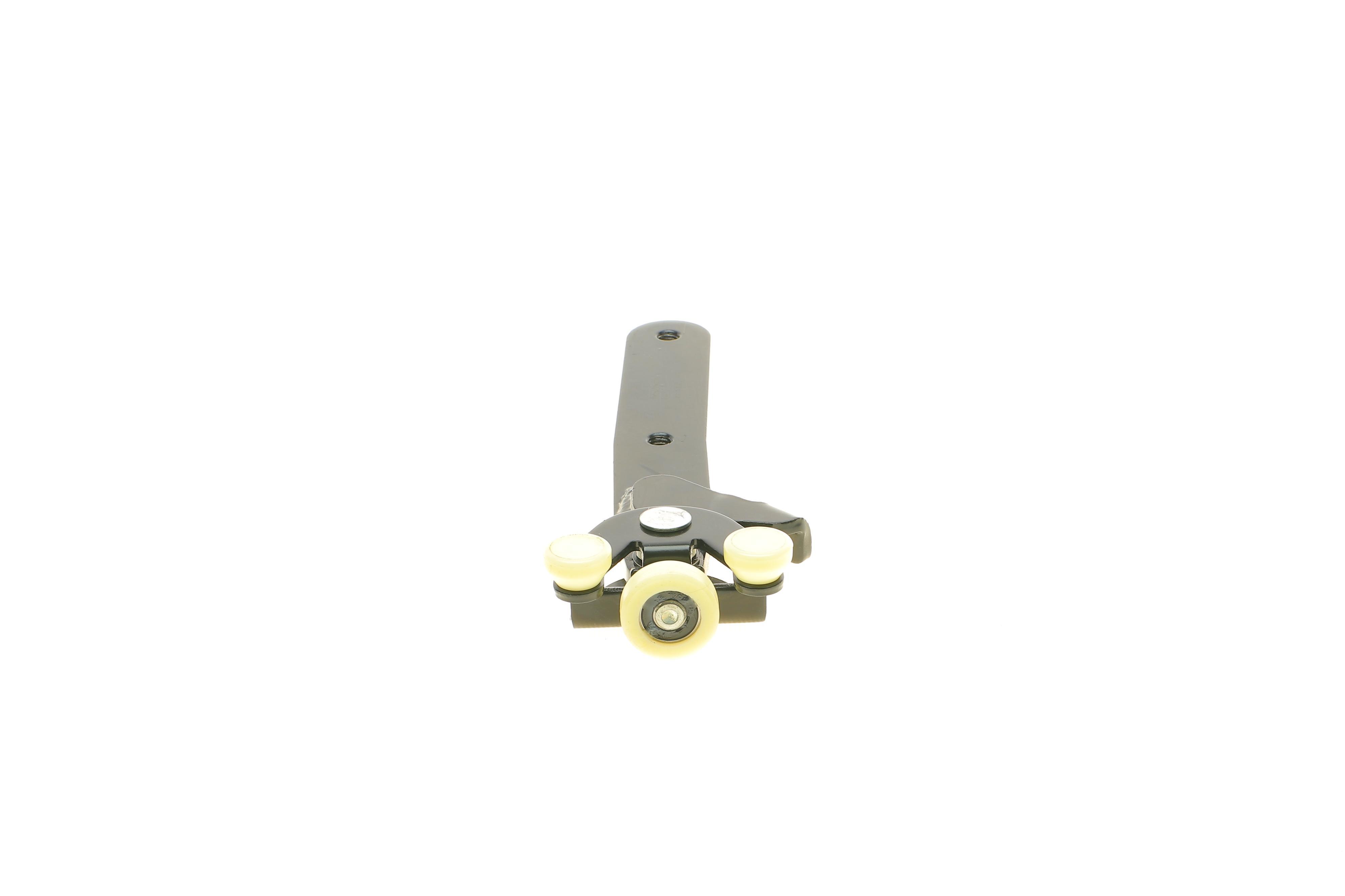 Ролик дверей (бічних/нижній) VW Caddy 03- (R) (з кронштейном)