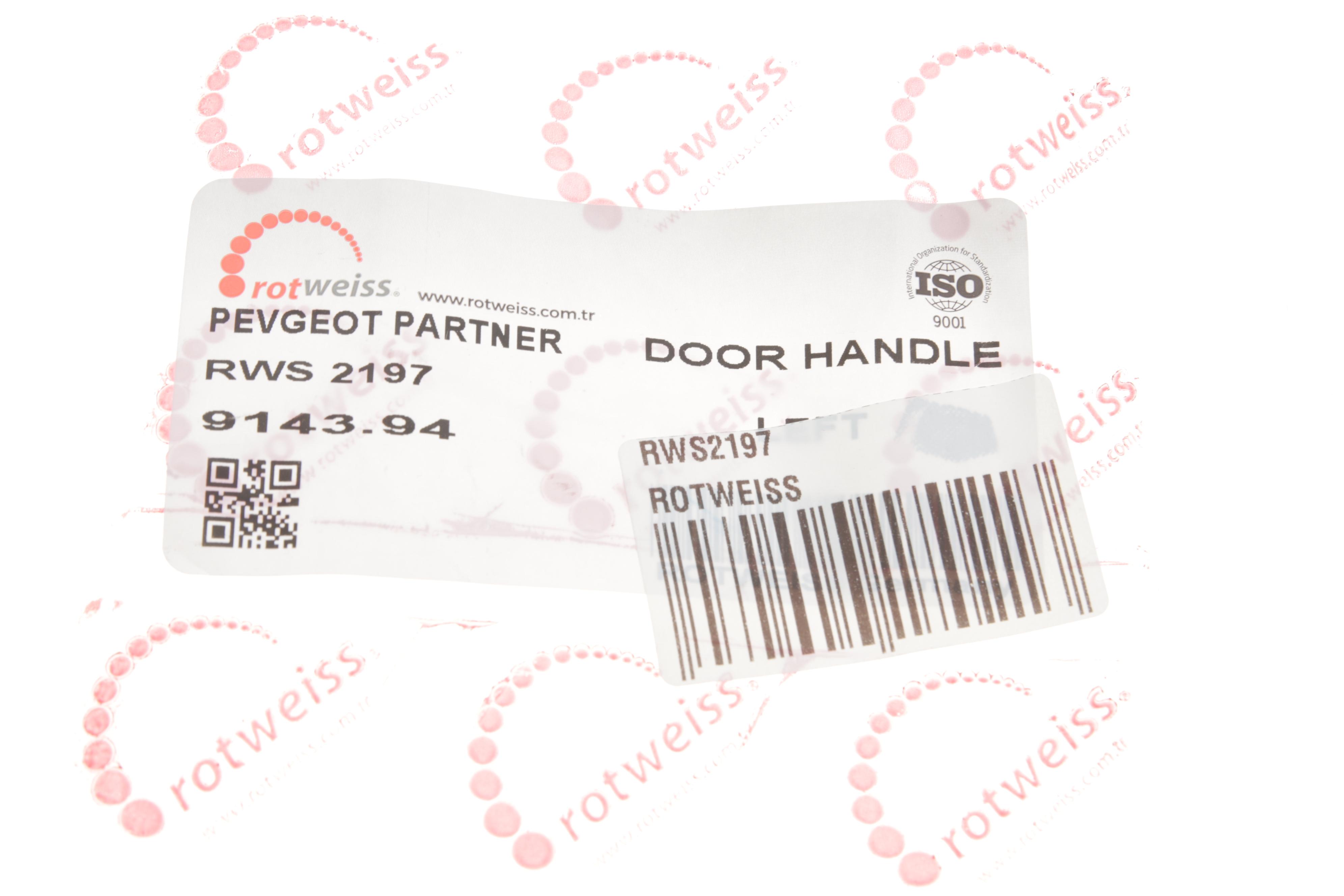 Ручка дверей (передніх/всередині) (L) Citroen Berlingo 96-08