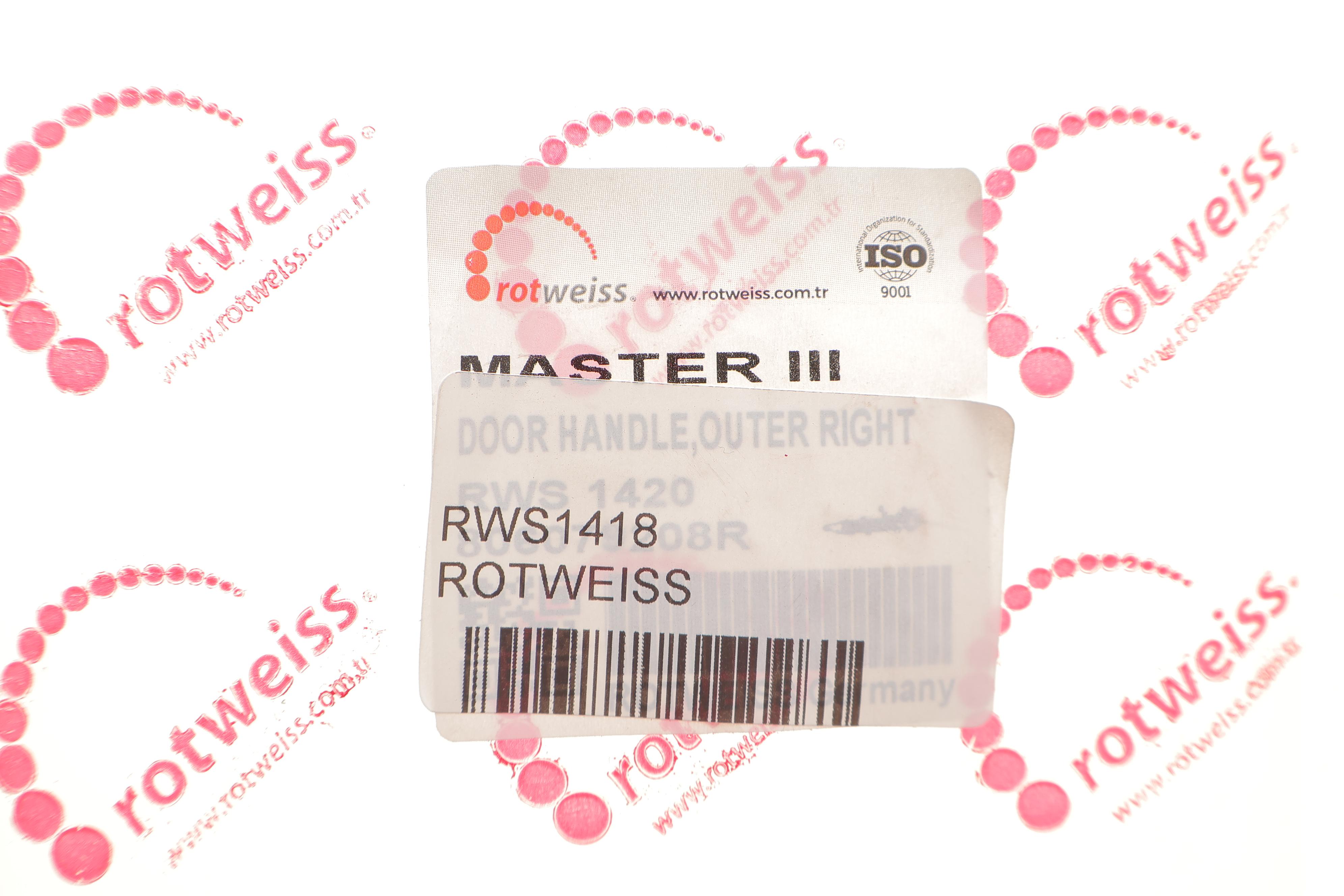 Кронштейн (опора) ручки дверей (передніх/задньої/ззовні) (R) Renault Master III 10- (+бокова L)