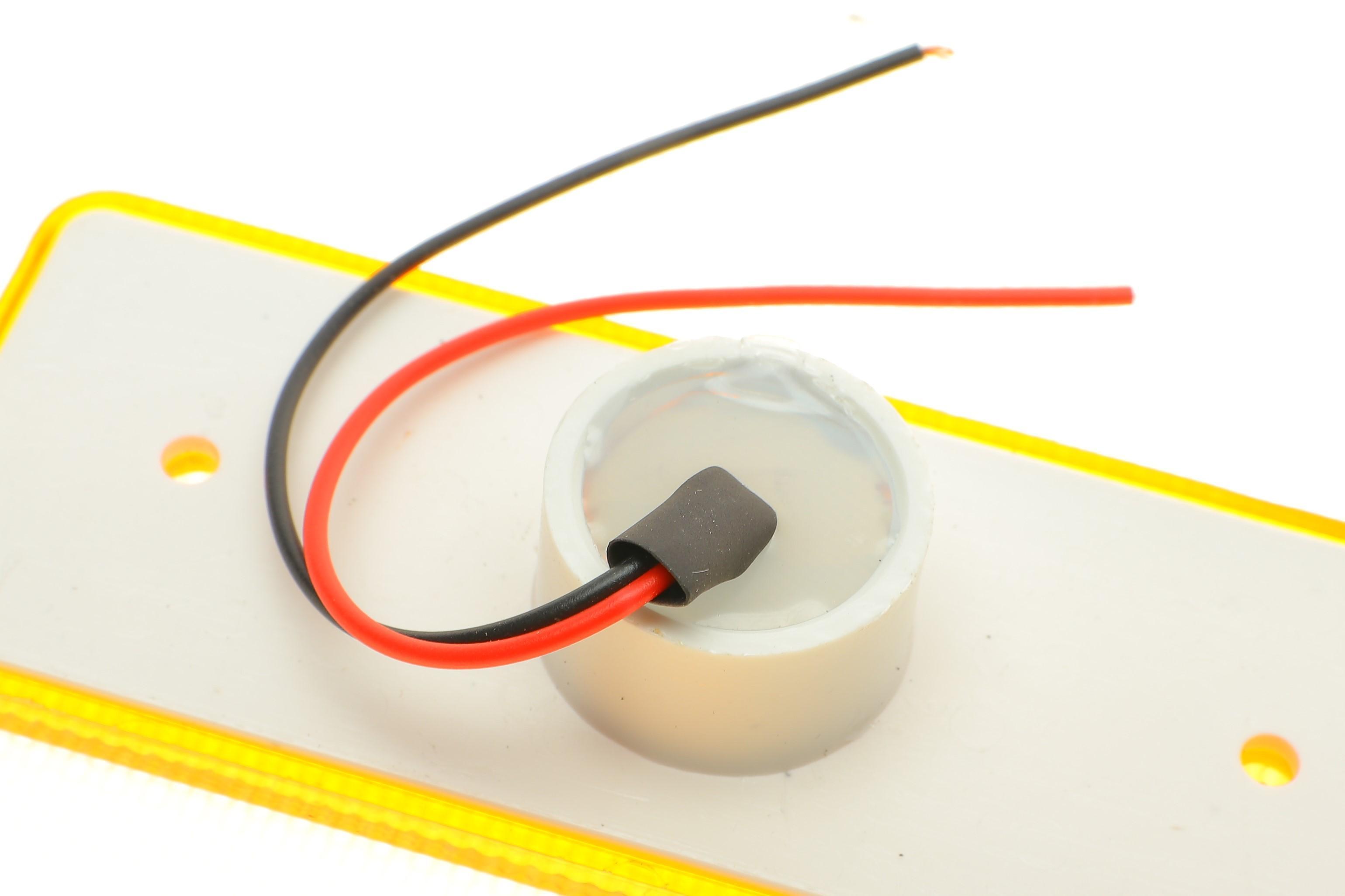 Ліхтар бічний (габарит) MB Sprinter/VW LT 96-06 (жовтий) LED (0028206456)