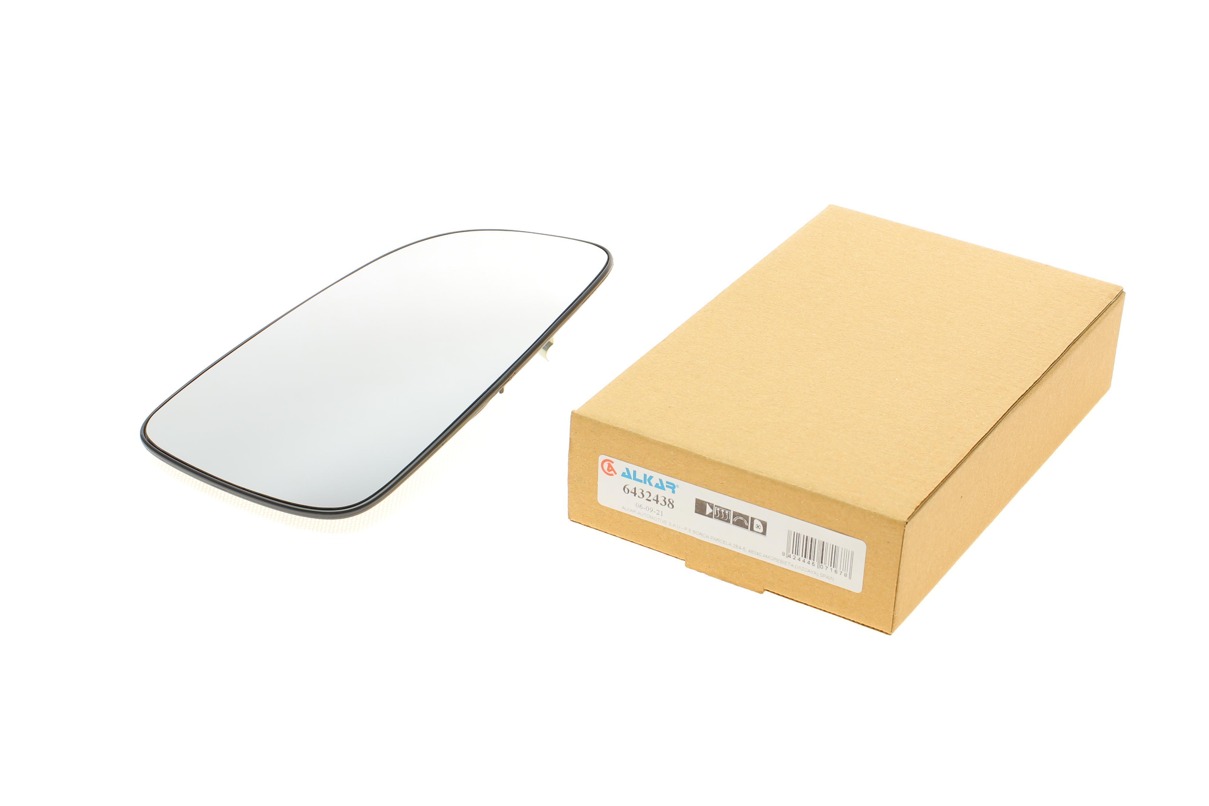 Скло дзеркала (з підігрівом) Opel Astra H 04-14 (R)