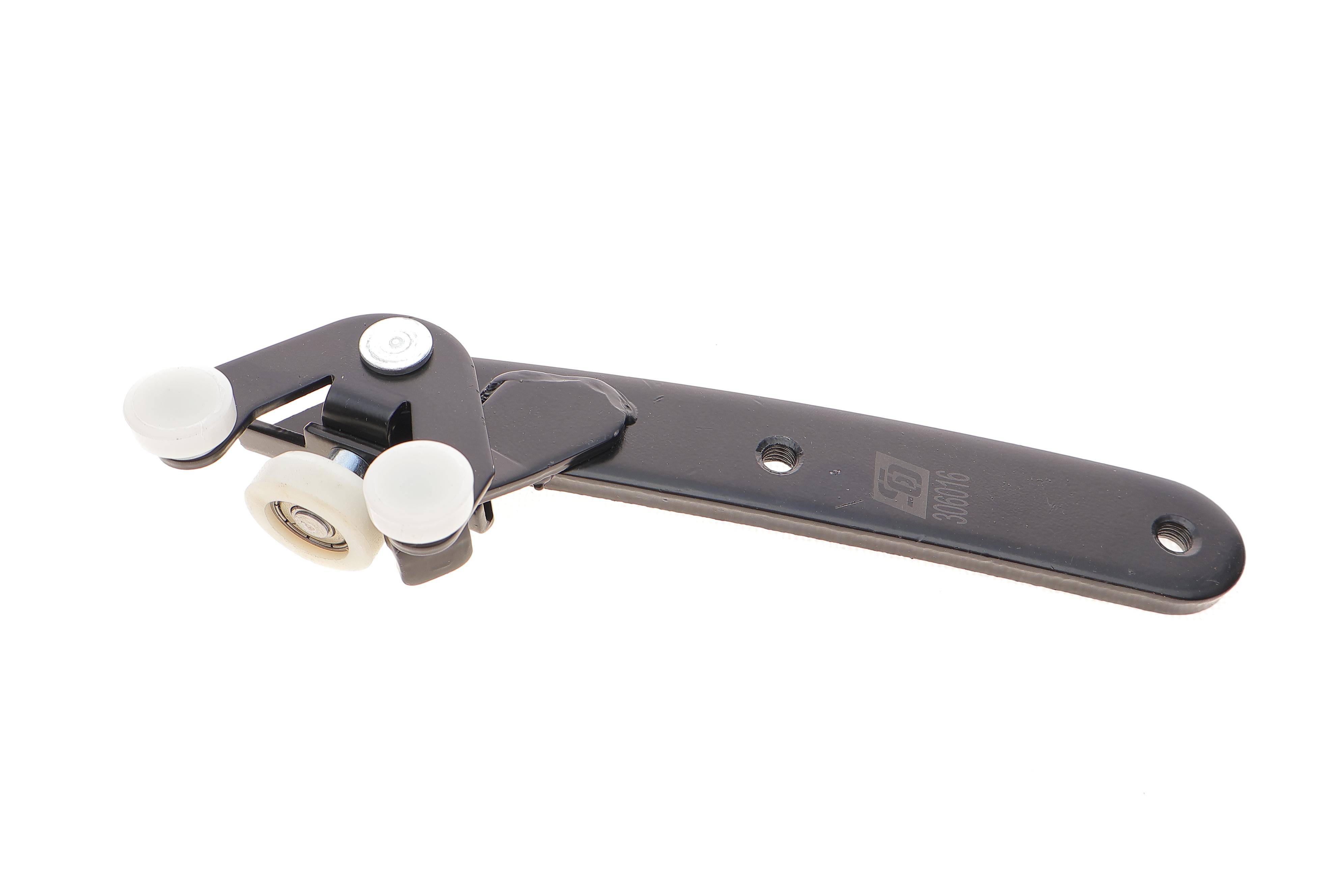 Ролик дверей (бічних/нижній) VW Caddy 03- (R) (з кронштейном)