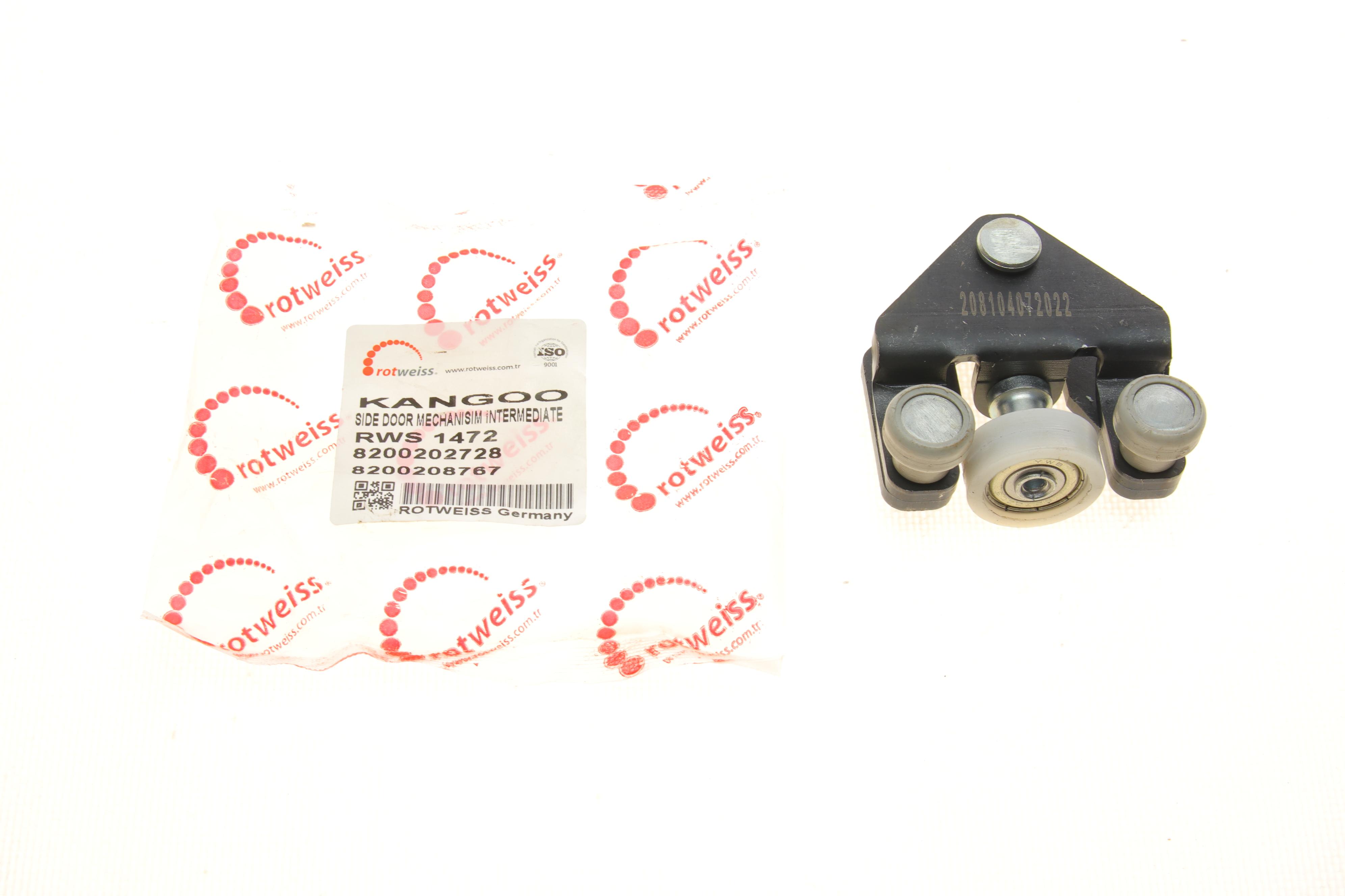 Ролик дверей (бічних/нижній) Renault Kangoo 1.5dCi/1.9dTi 97- (R) (без кронштейна)