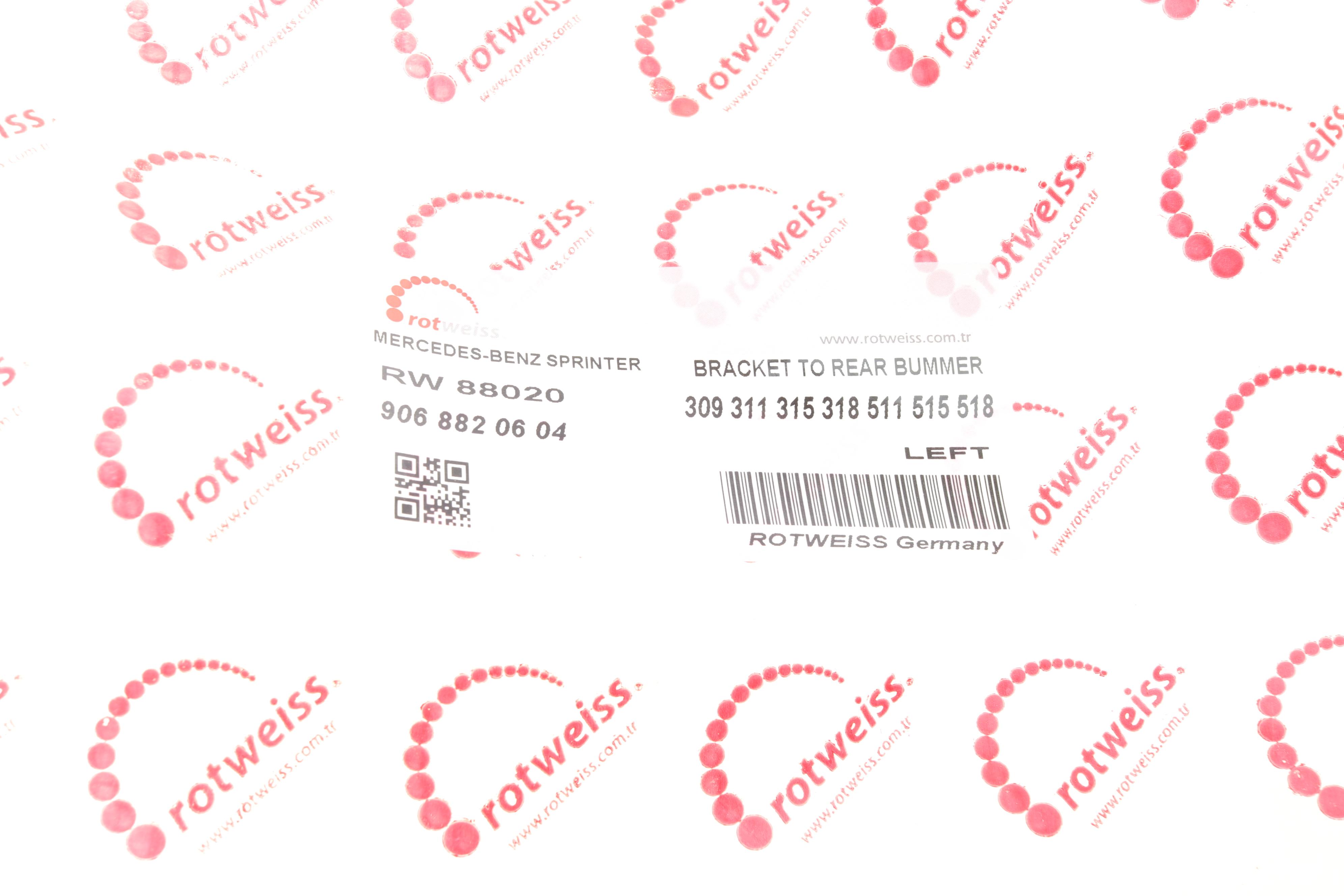 Бризковик (задній) (L) MB Sprinter 515/VW Crafter 50 06- (спарка) (9068820604)