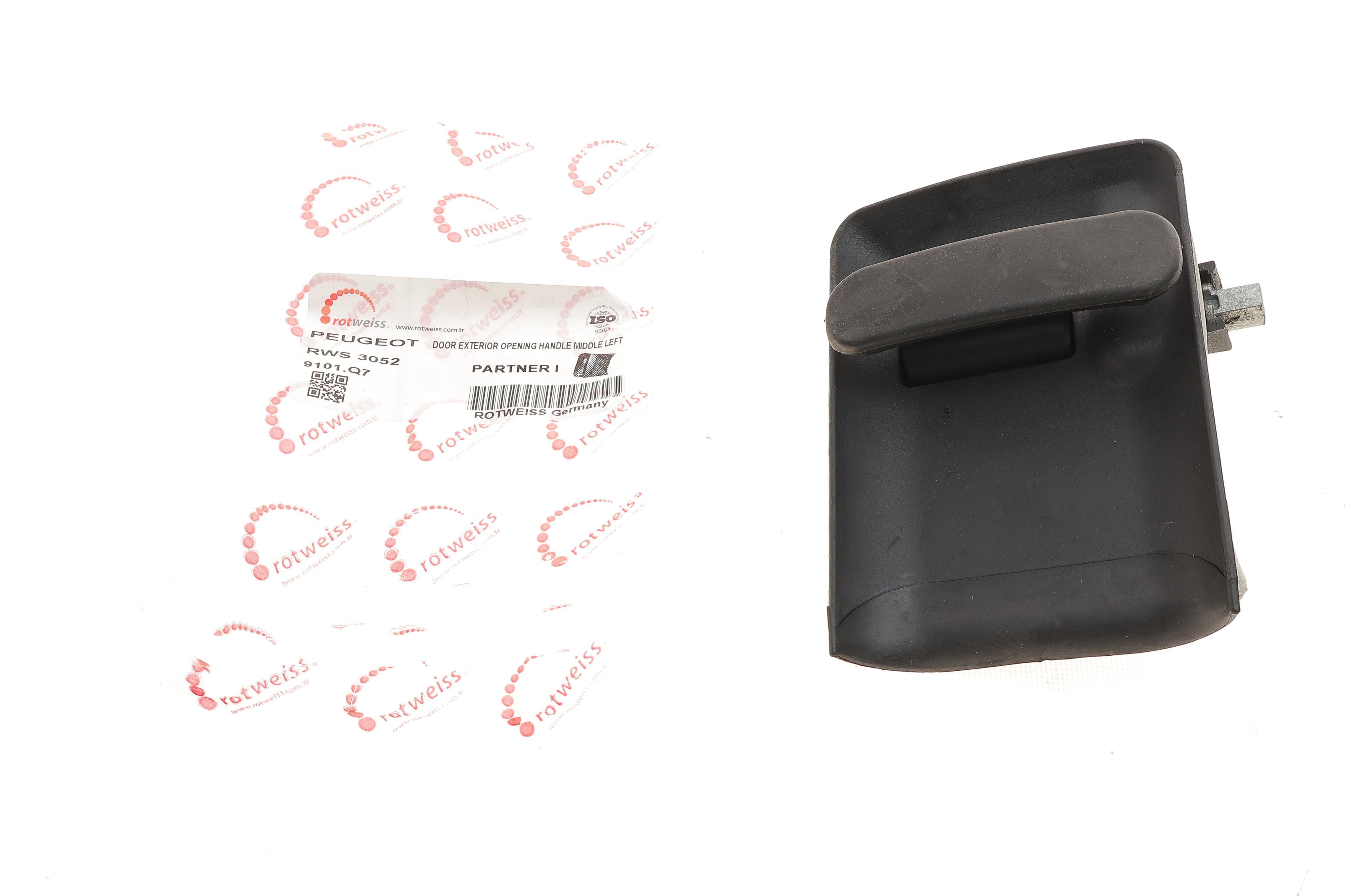 Ручка дверей (бічних/ззовні) (L) Citroen Berlingo/Peugeot Partner 96-15