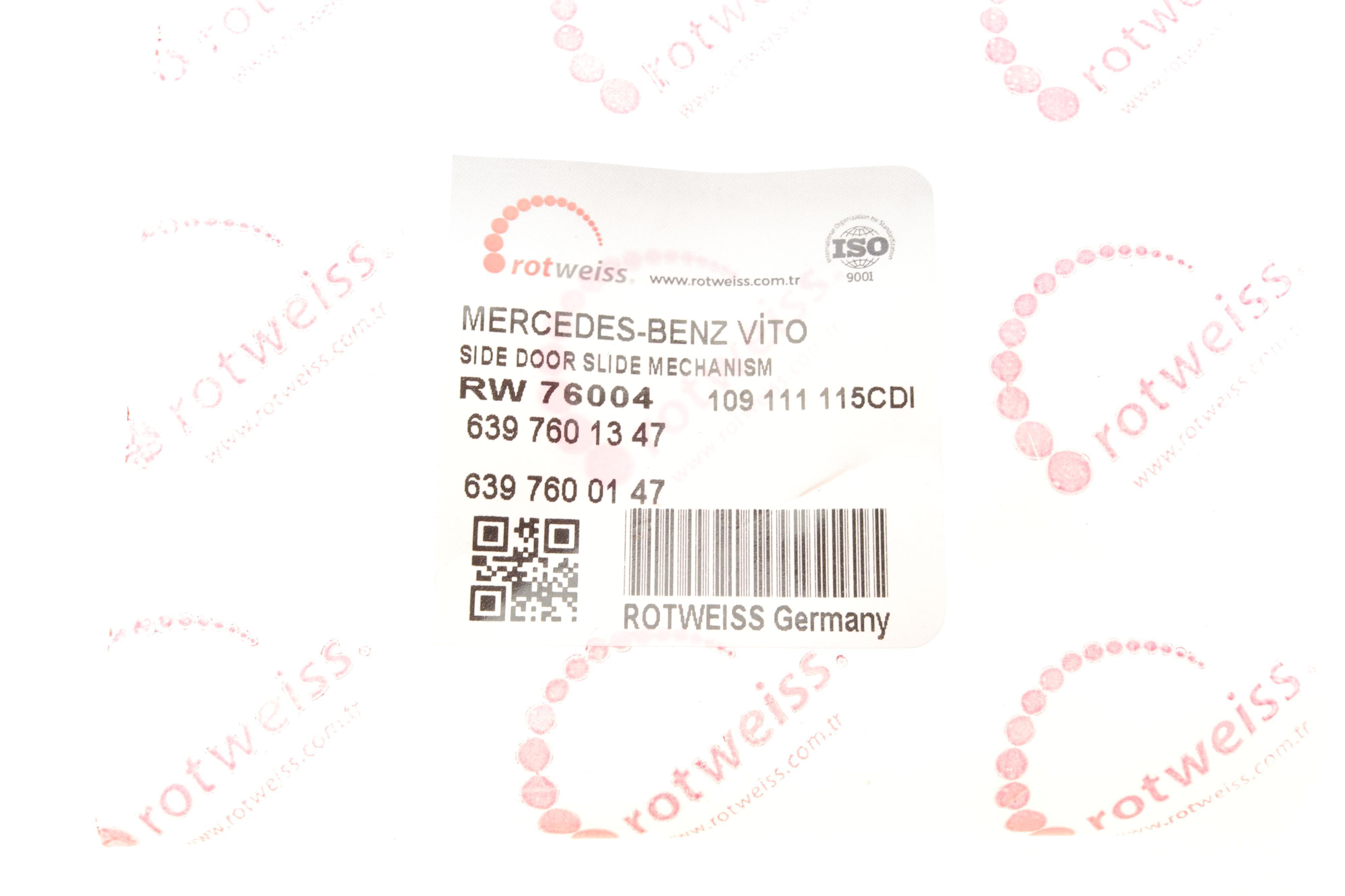 Ролик дверей (бічних/верхній) MB Vito (W639) 03- (6397601347)