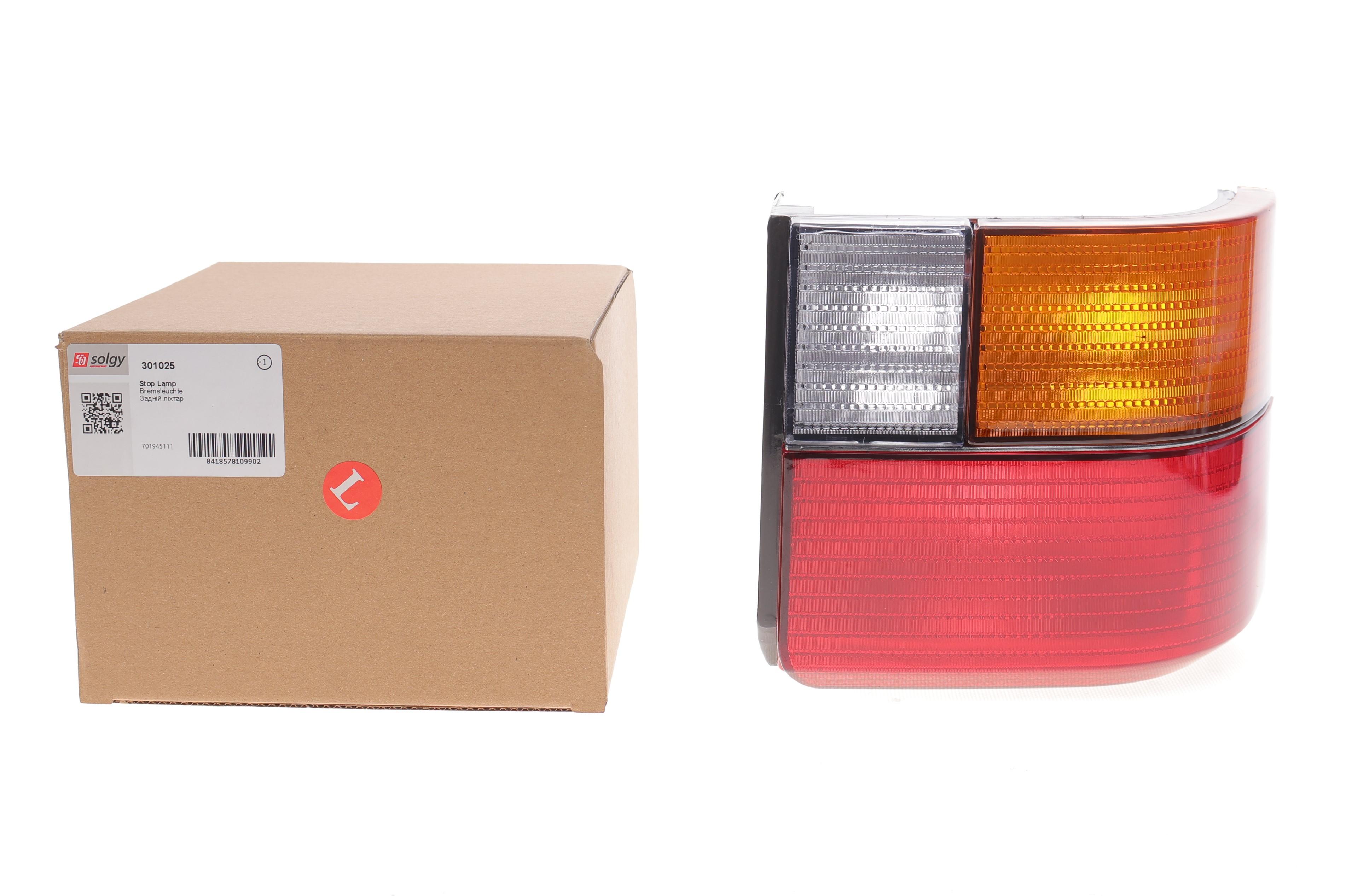 Ліхтар задній VW T4 90-96 (L) (жовтий поворот)