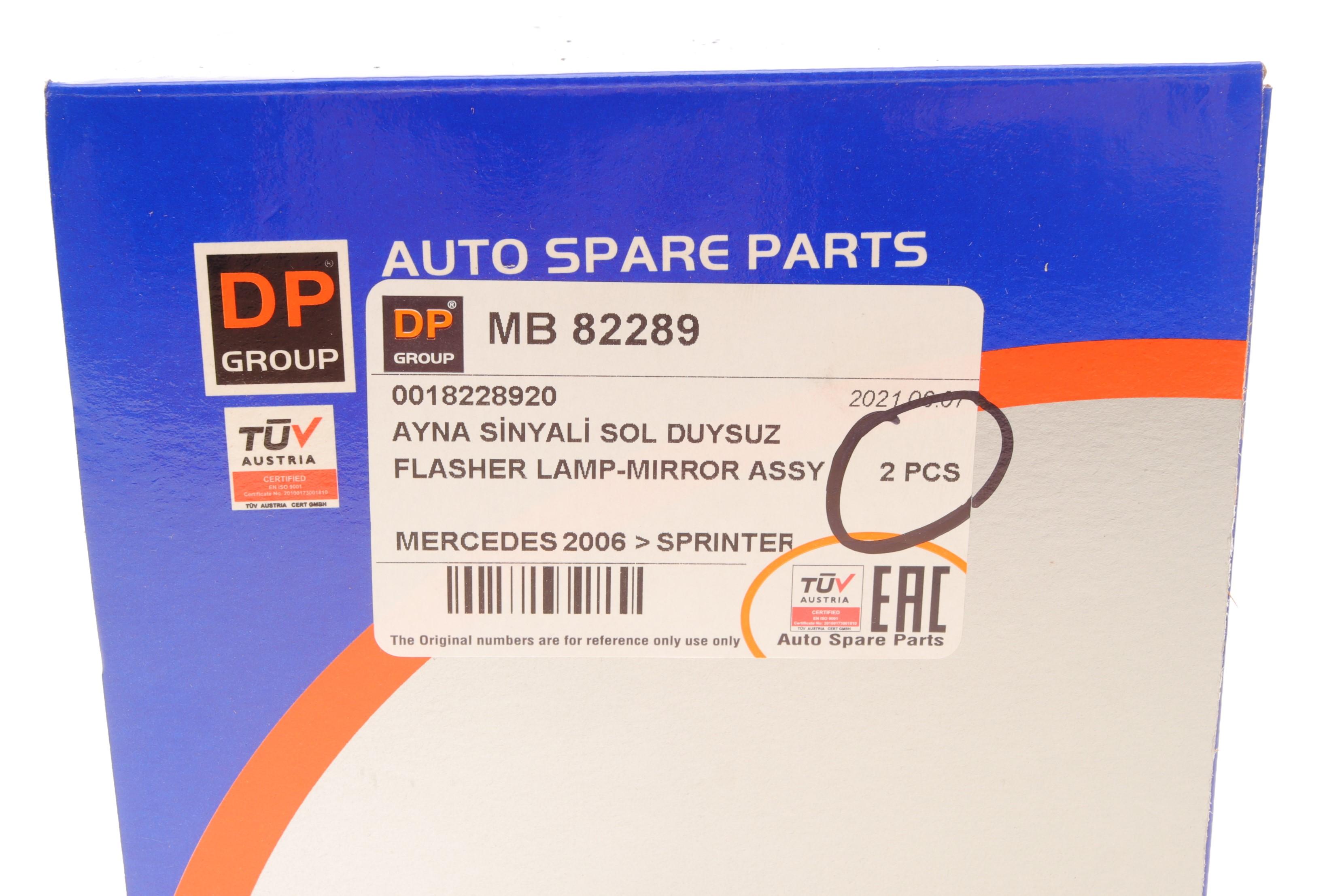 Повторювач повороту на дзеркало MB Sprinter/VW Crafter 06- (L)