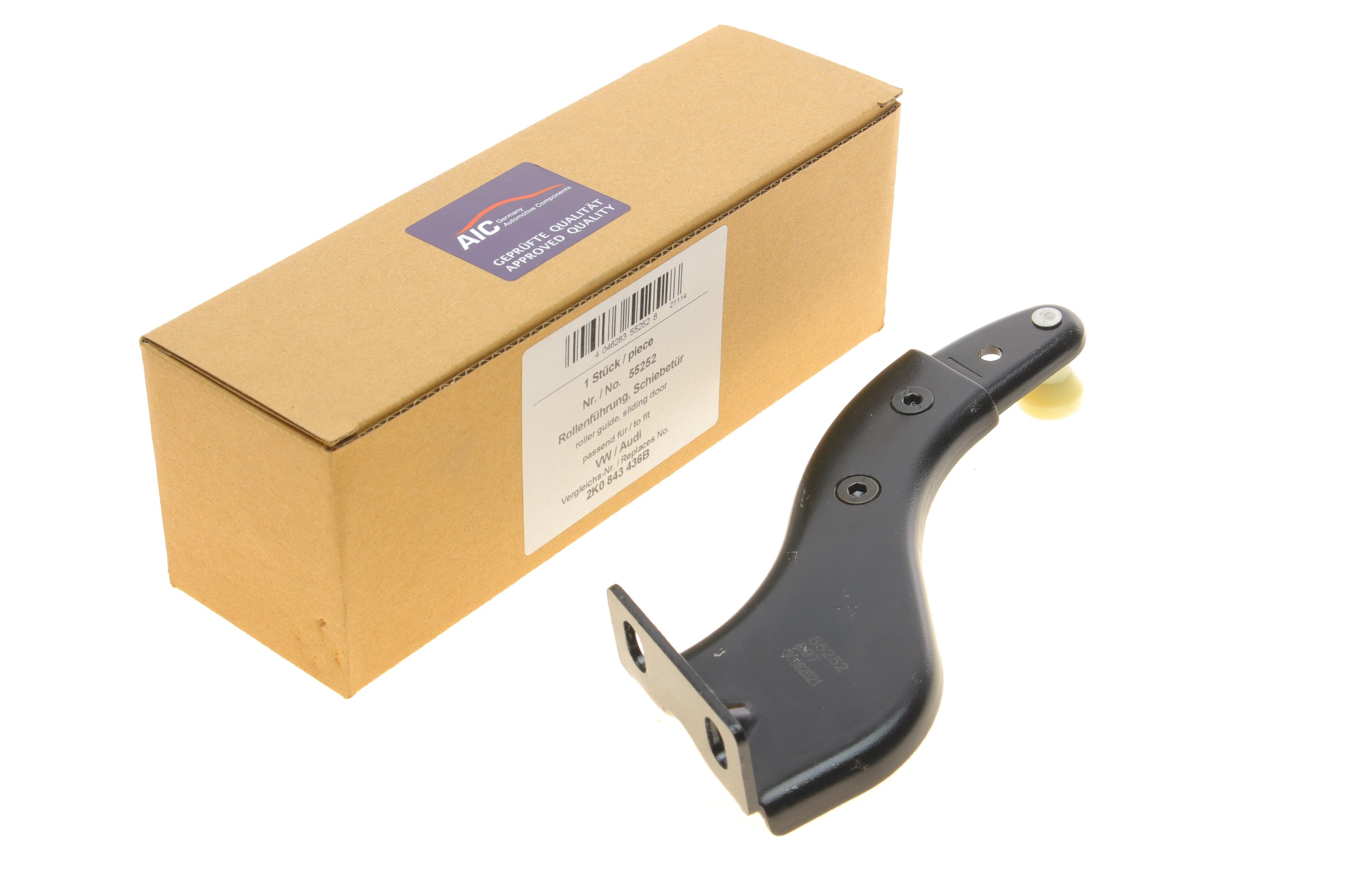 Ролик дверей (бічних/верхній) VW Caddy 03- (R) (з кронштейном)