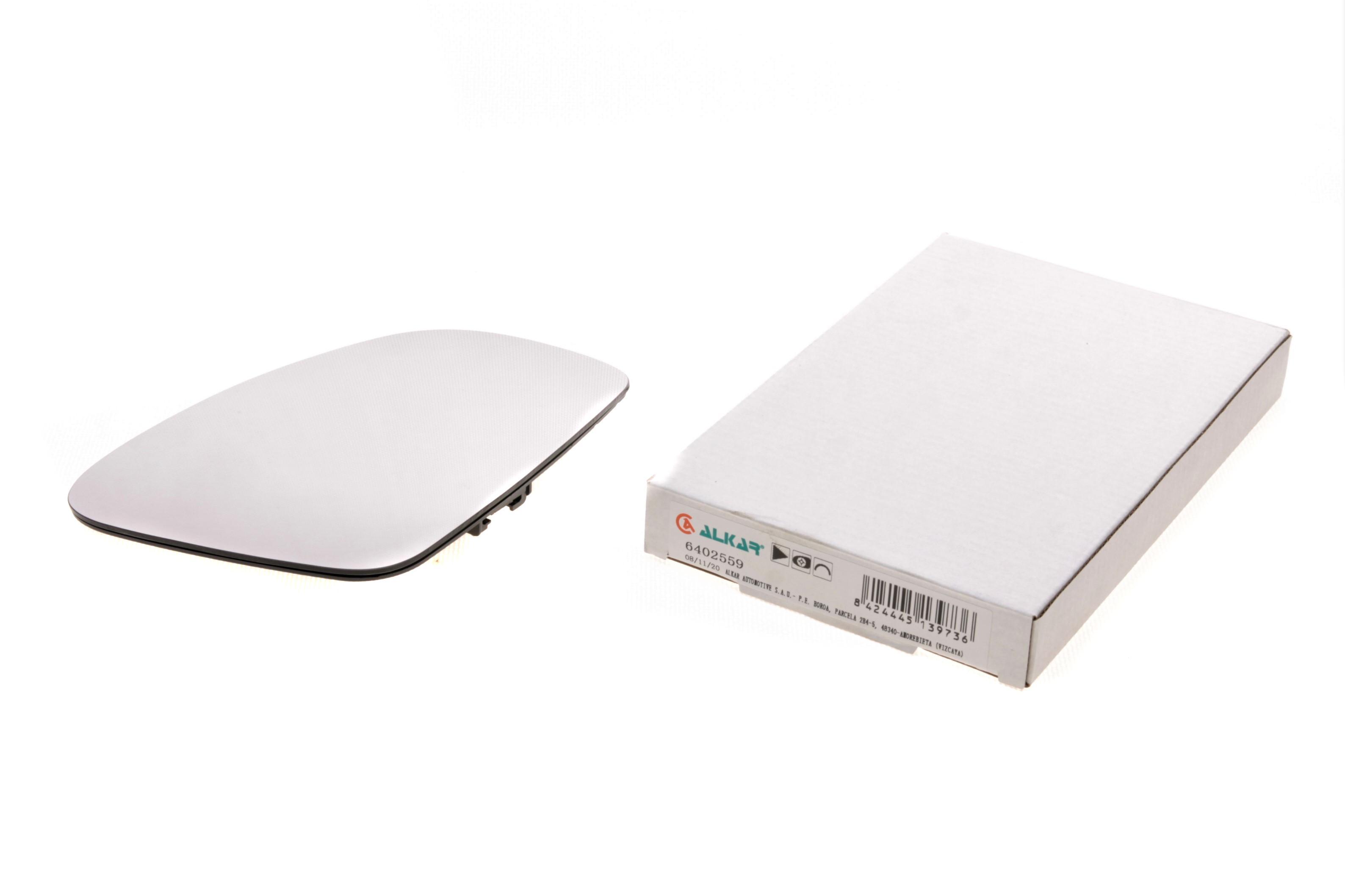 Скло дзеркала Skoda Roomster/Fabia 06-15 (R)