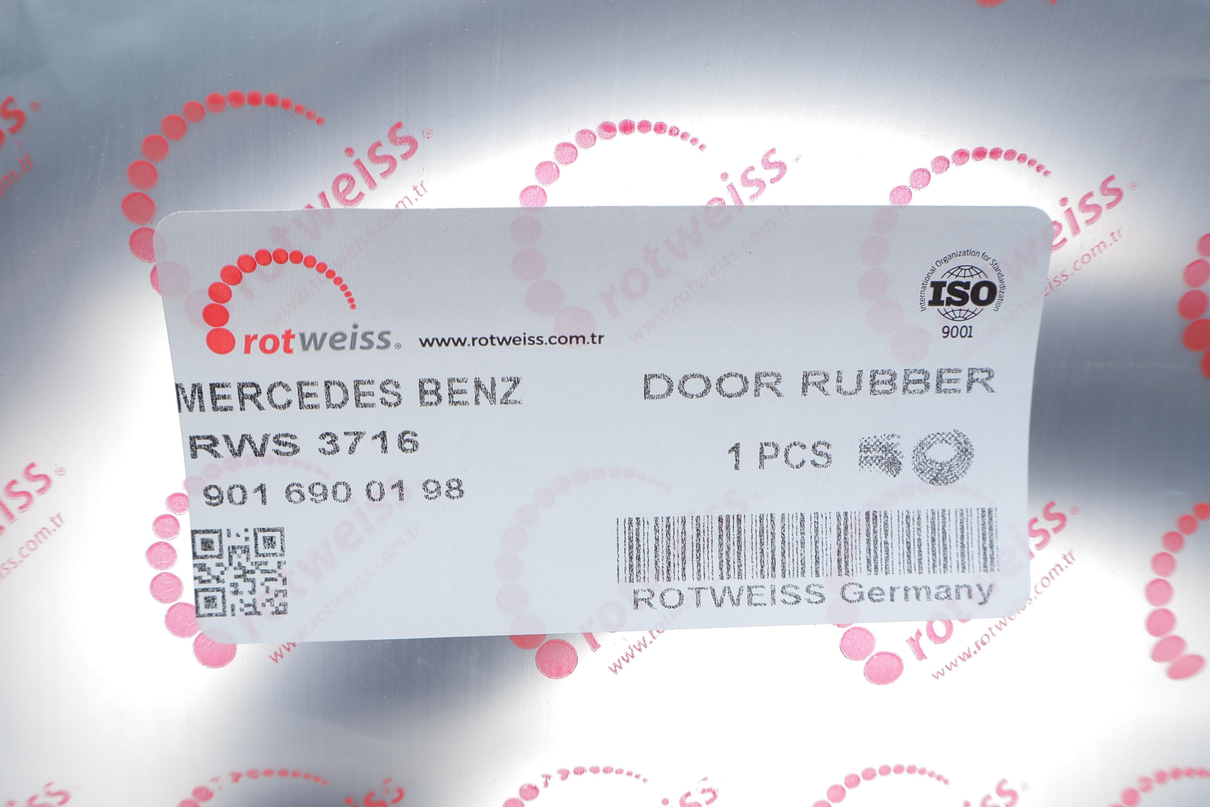 Ущільнювач дверей (задніх) MB Sprinter (901-904) (високий дах)