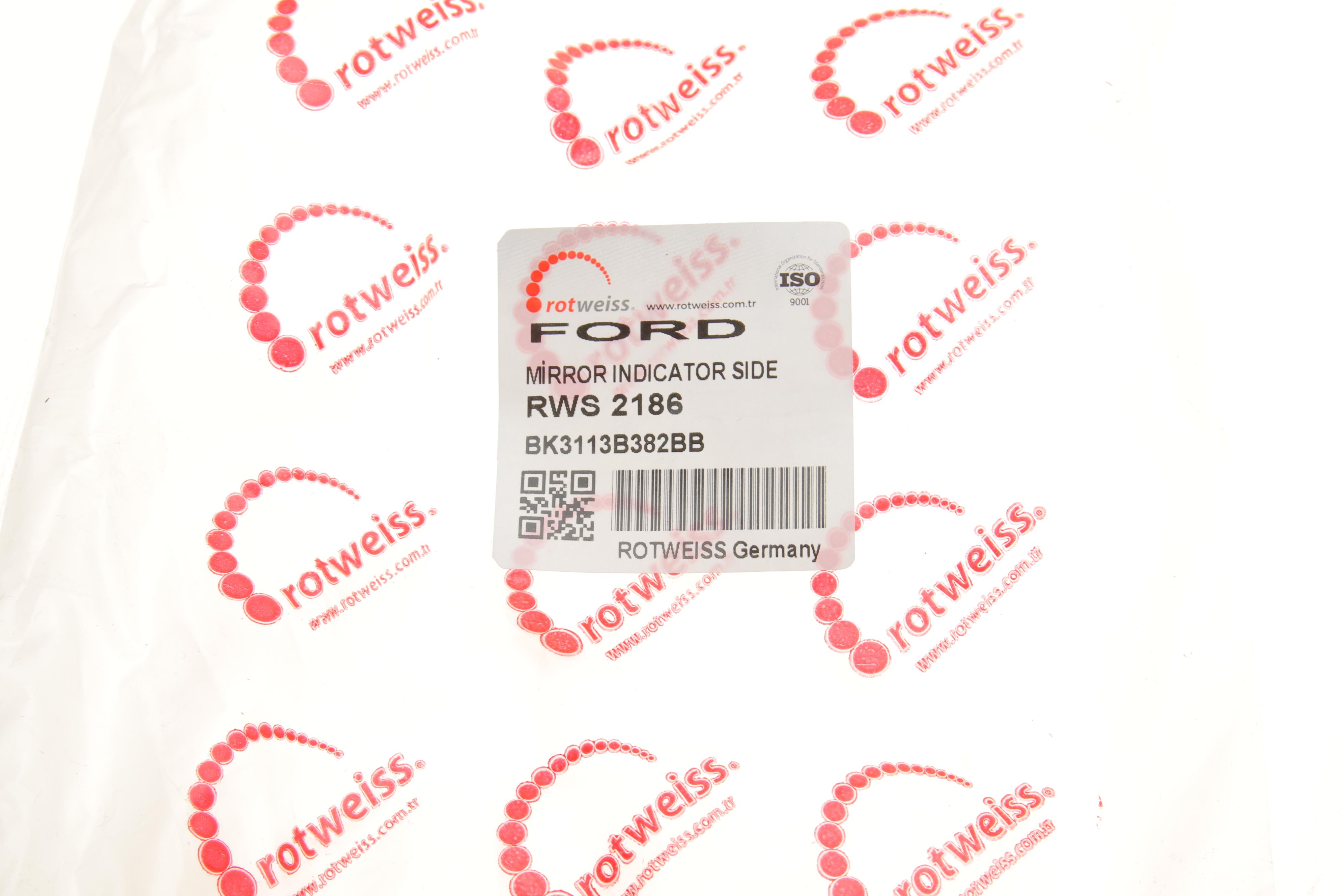 Повторювач повороту на дзеркало Ford Transit 14- (R) (жовтий)