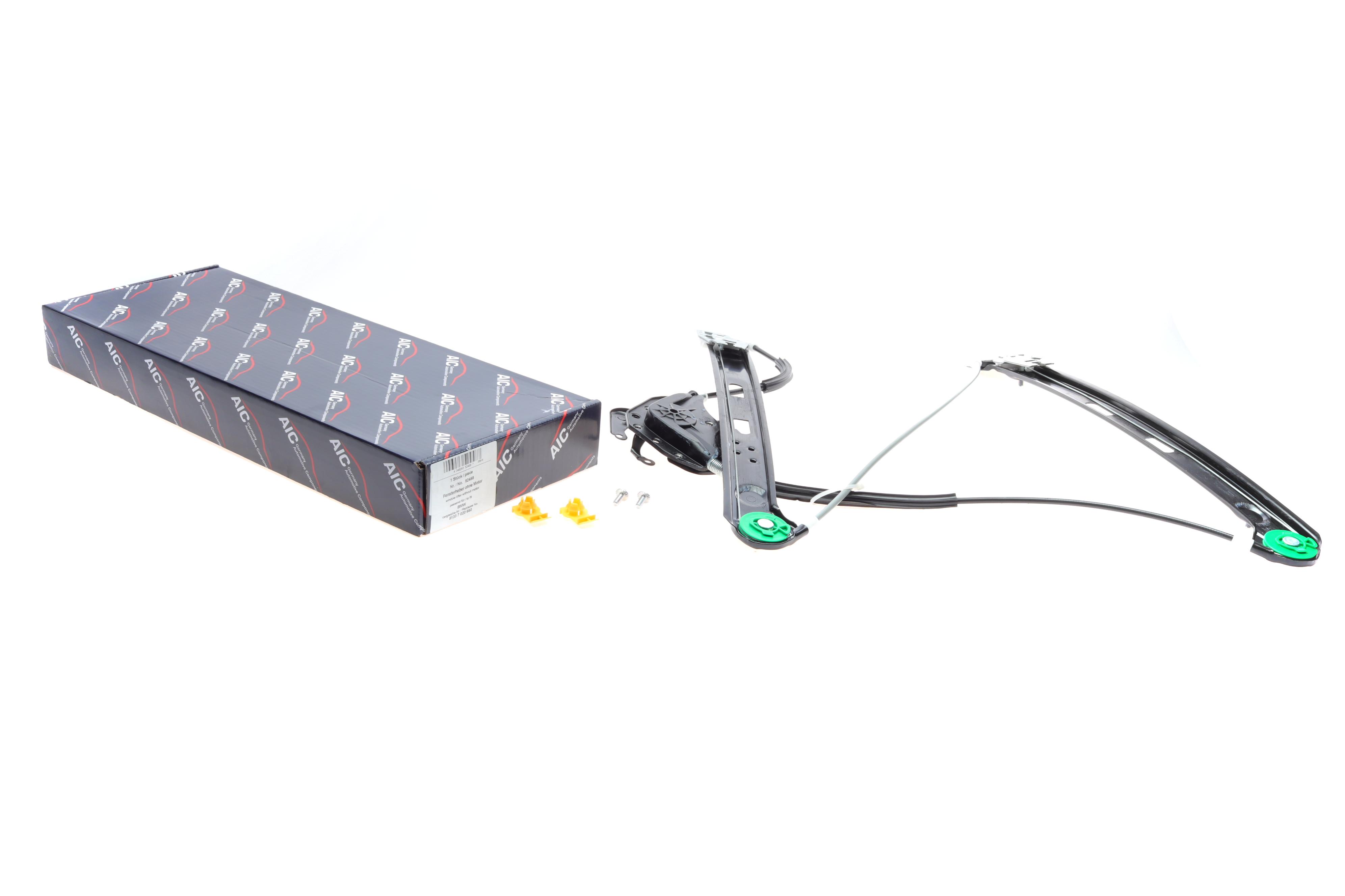 Склопідіймач (передній) BMW 3 (E46) 98-05 (R) (електро) (без моторчика)