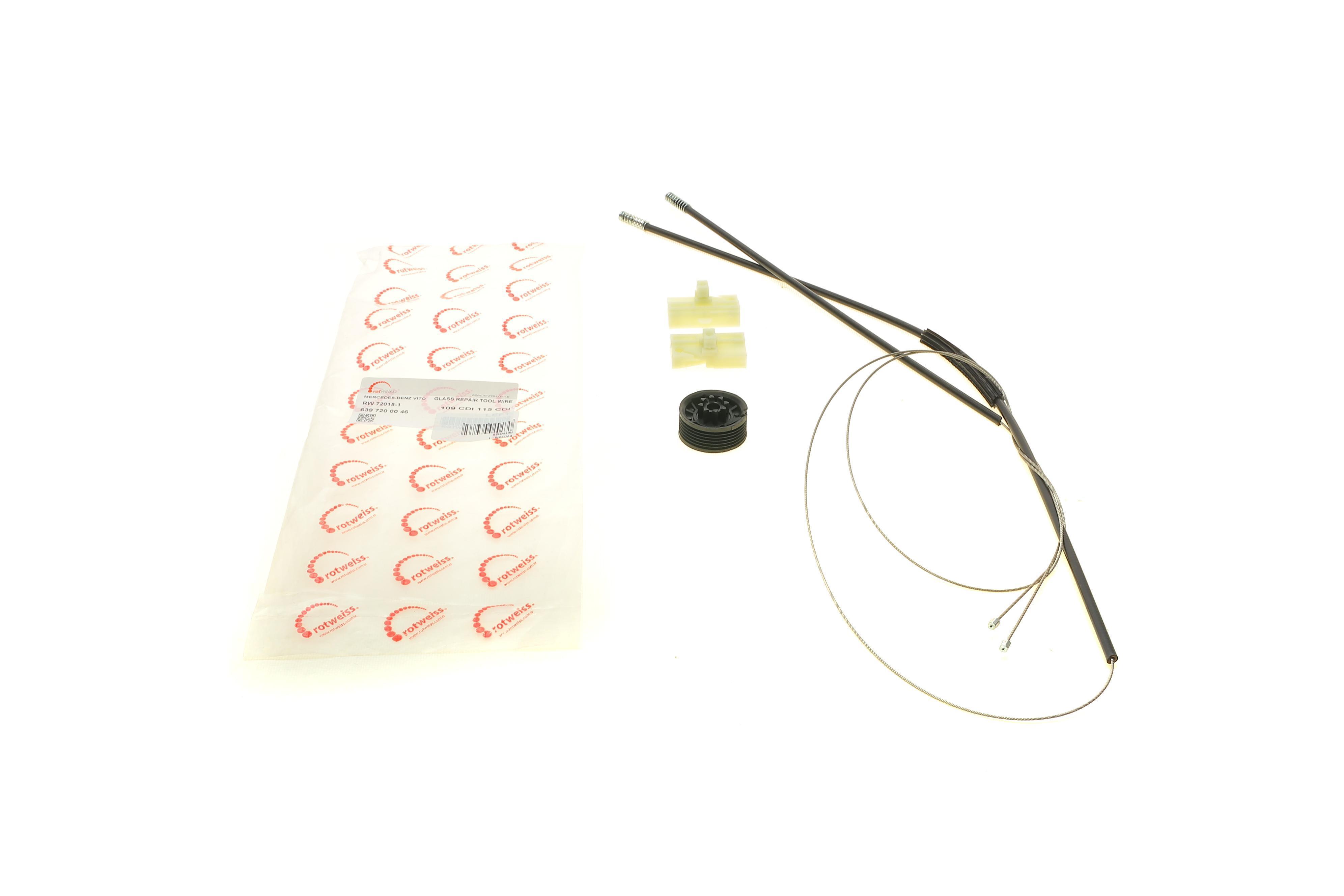 Ремкомплект склопідіймача MB Vito (W639) 03- (L) (6397200046)