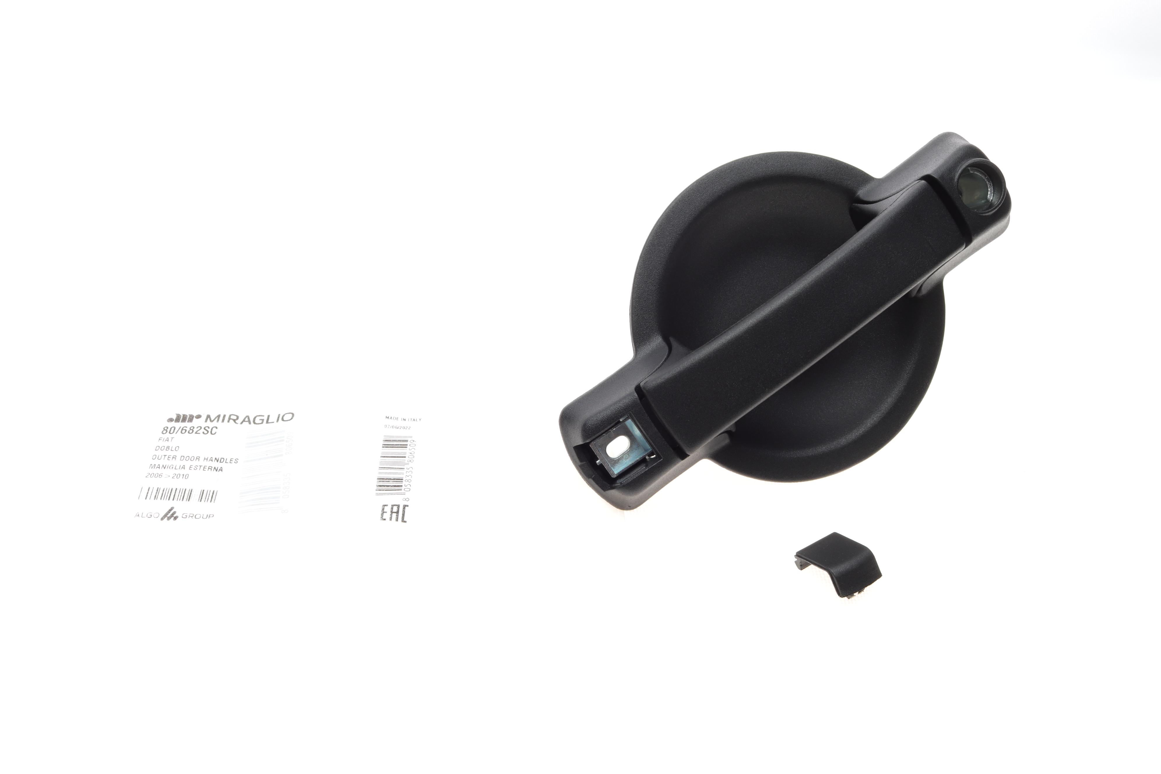 Ручка дверей (бічних/ззовні) (R) Fiat Doblo 01- (без ключа)