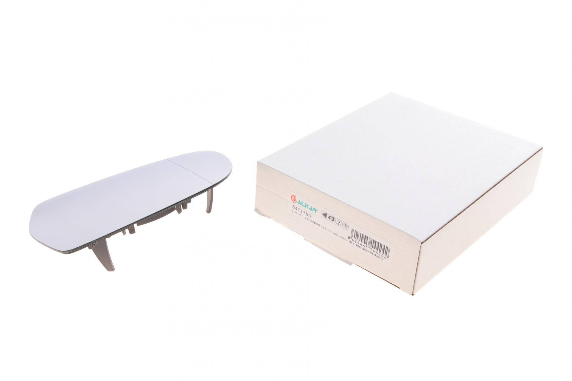 Скло дзеркала (з підігрівом) Audi A3/A4/A5/A6 03-17 (L)