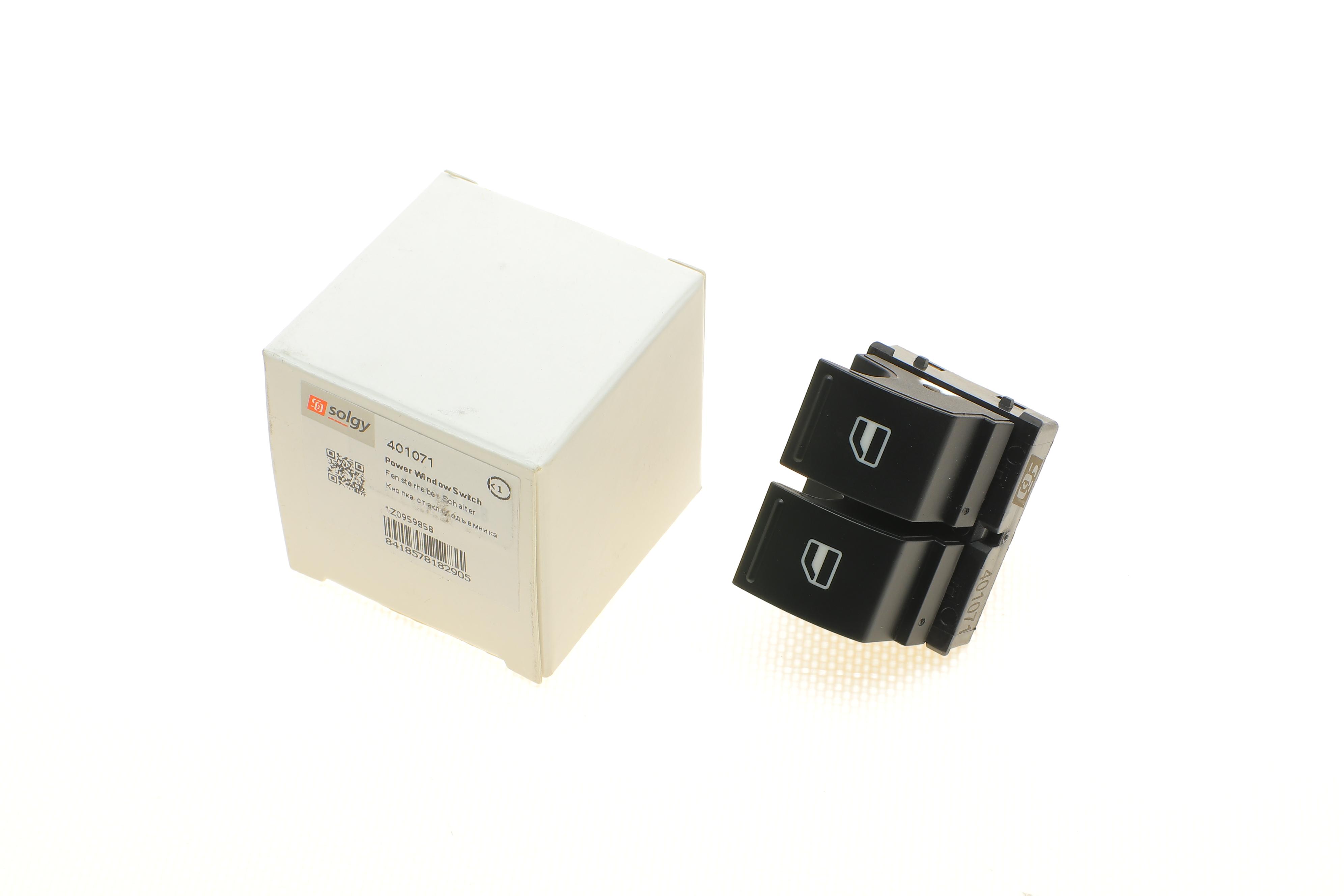 Кнопка склопідіймача Skoda Octavia II 04-13 (подвійна)