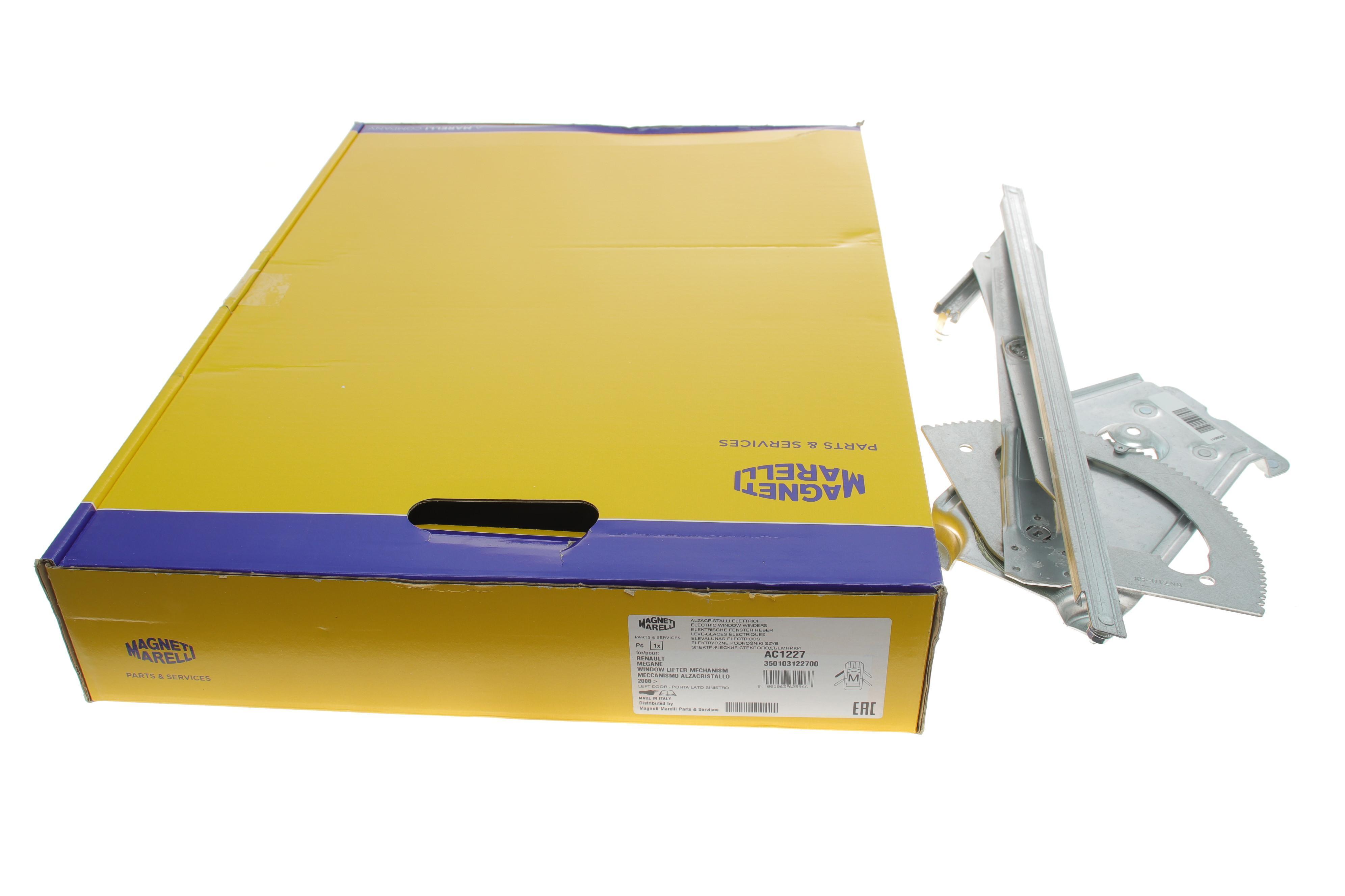 Склопідіймач Renault Megane III 08- (L) (електро) (AC1227)