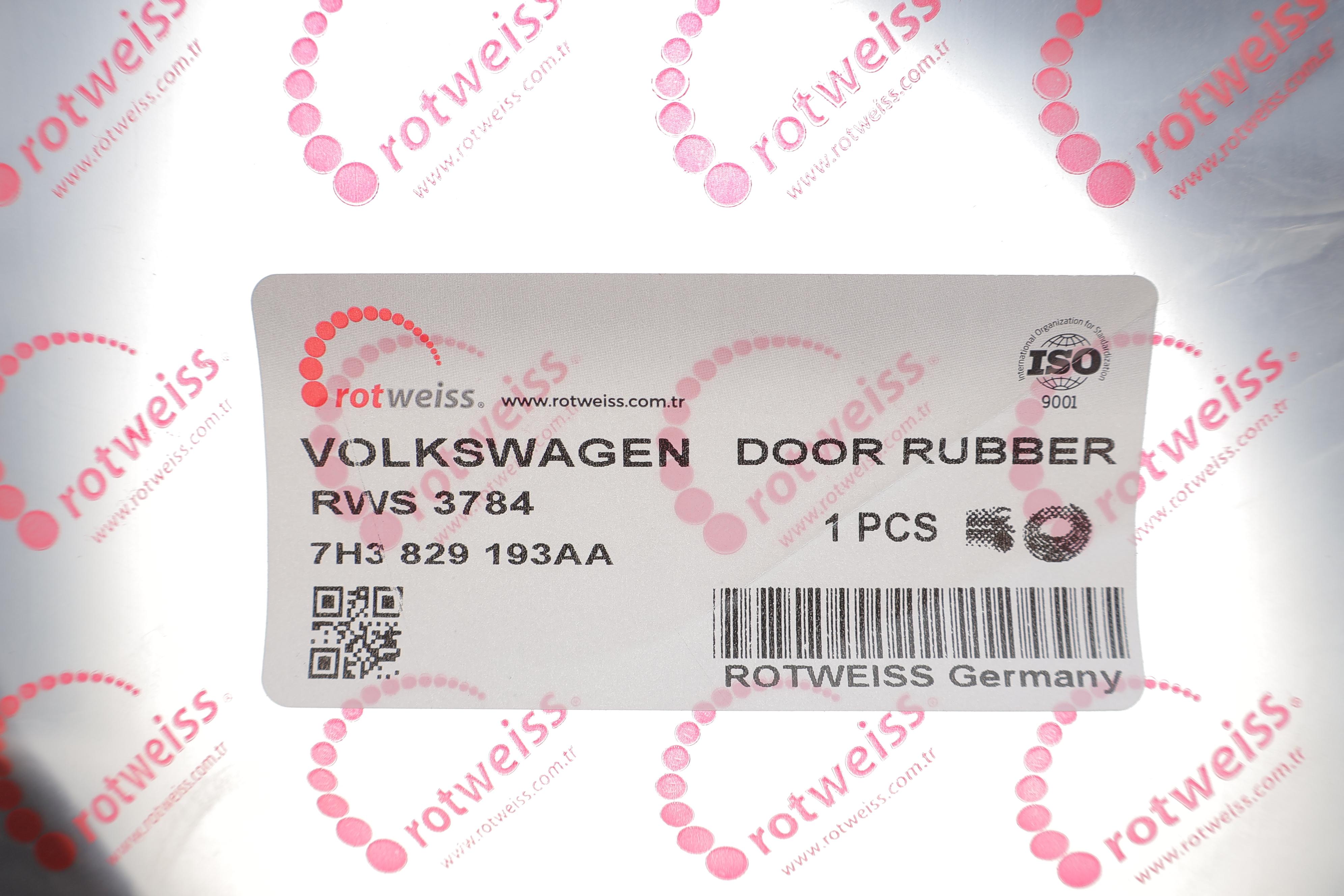 Ущільнювач дверей (задніх) VW T5/T6 03-