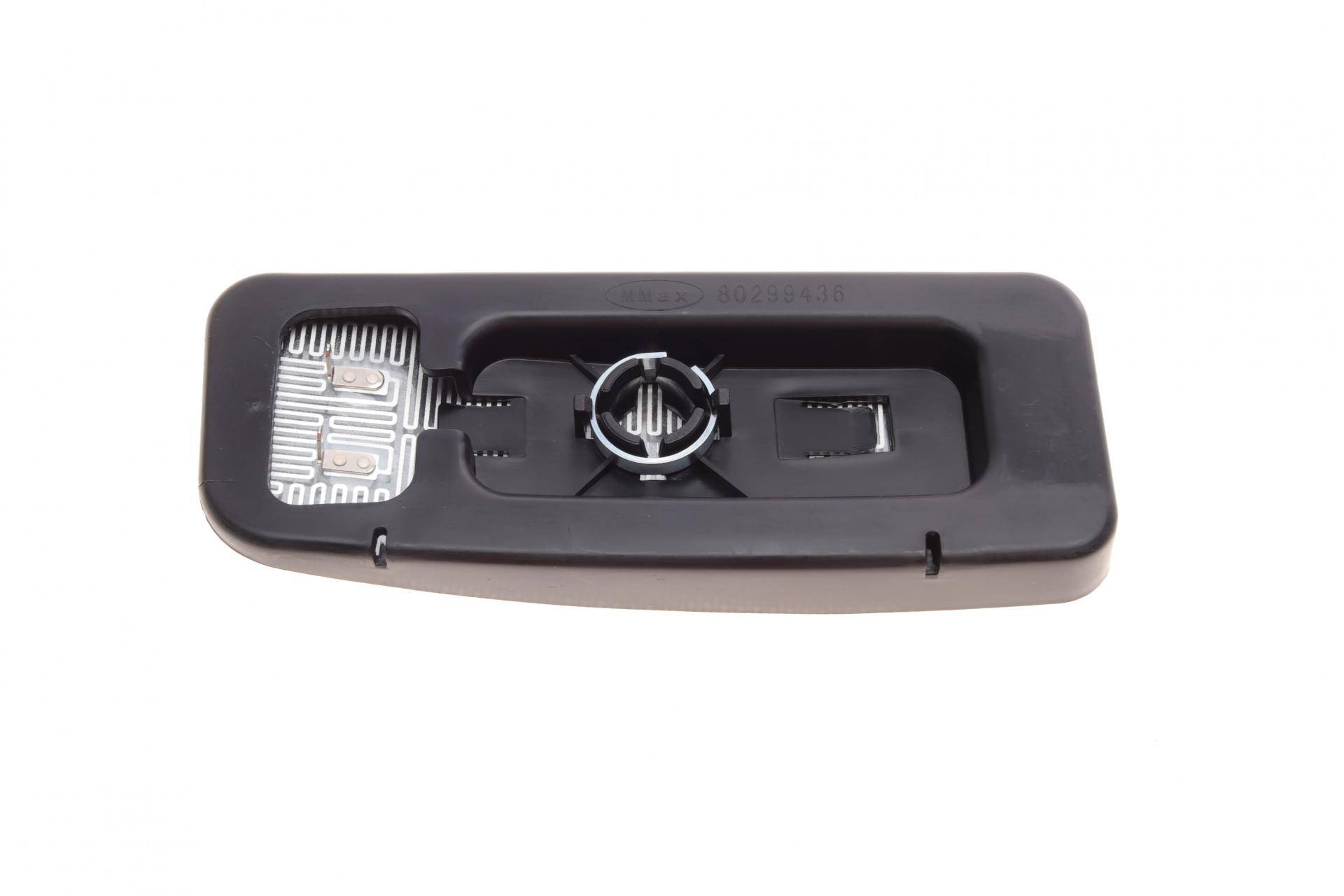 Скло дзеркала (з підігрівом) MB Sprinter 06- (R) (нижнє) (кругле кріплення) (з'єдн. OEM/IAM)