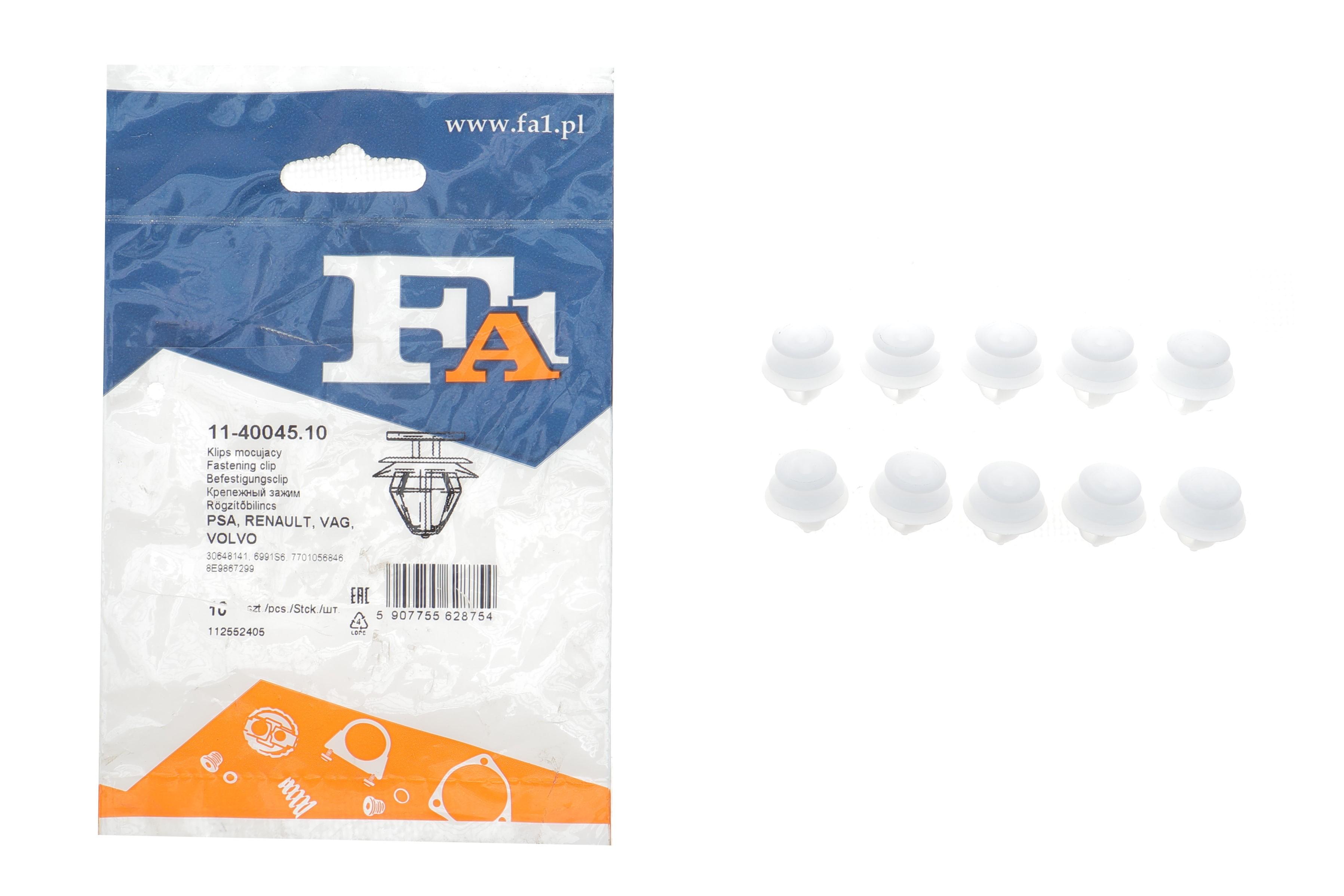 Кліпса кріплення обшивки (к-кт 10шт) Audi/Citroen/Peugeot/Renault/Skoda/VW/Volvo