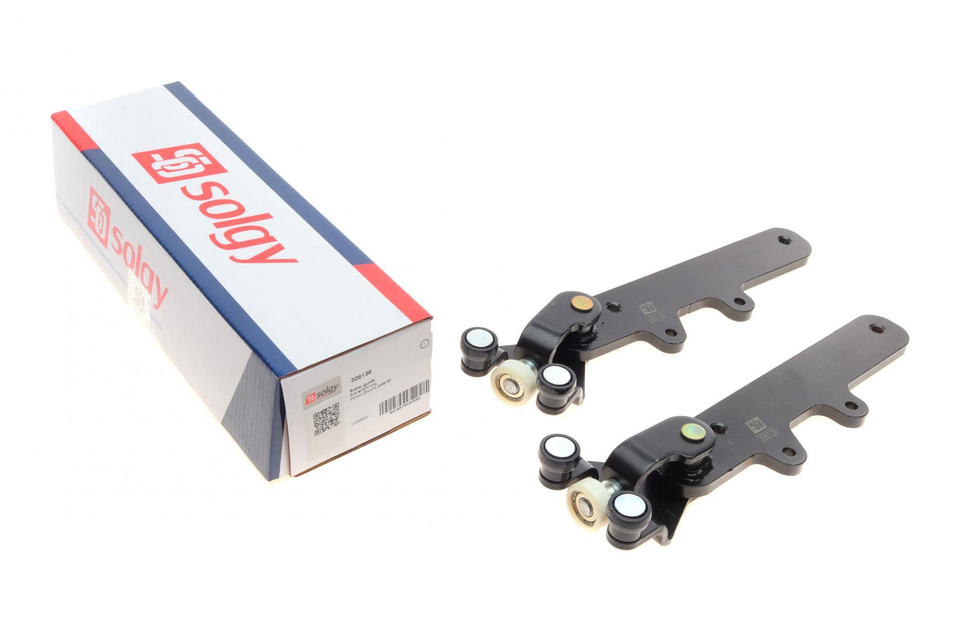 Ролик дверей (бічних/нижній) Fiat Doblo 10- (R) (з кронштейном)