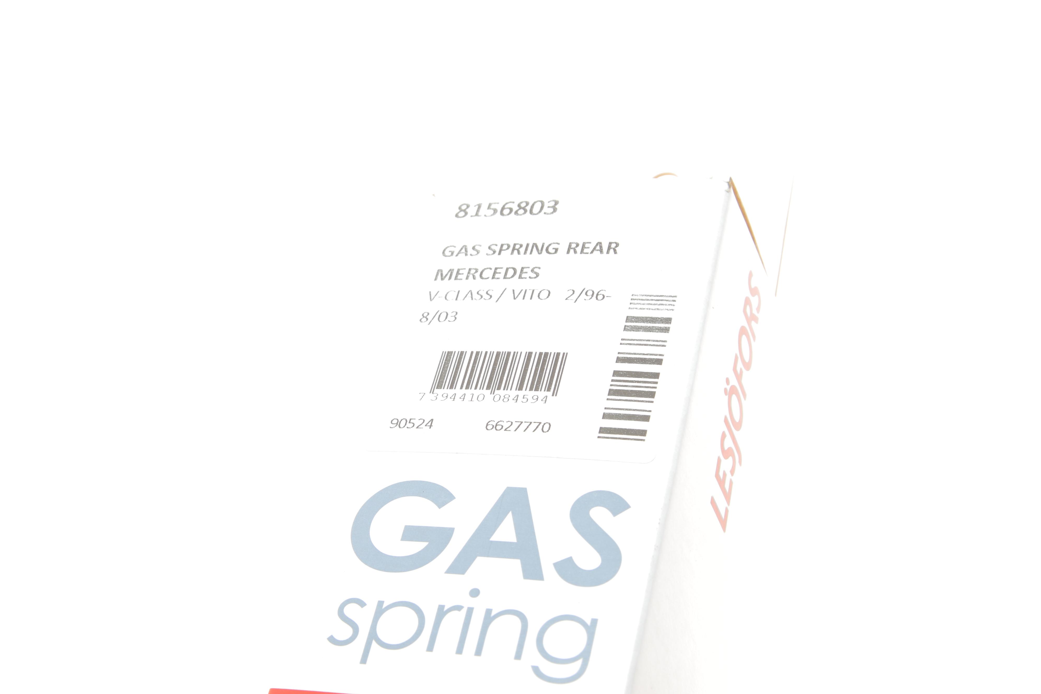 Амортизатор кришки багажника MB Vito (W638)/V-class (638/2) 96-03 (фургон/автобус)