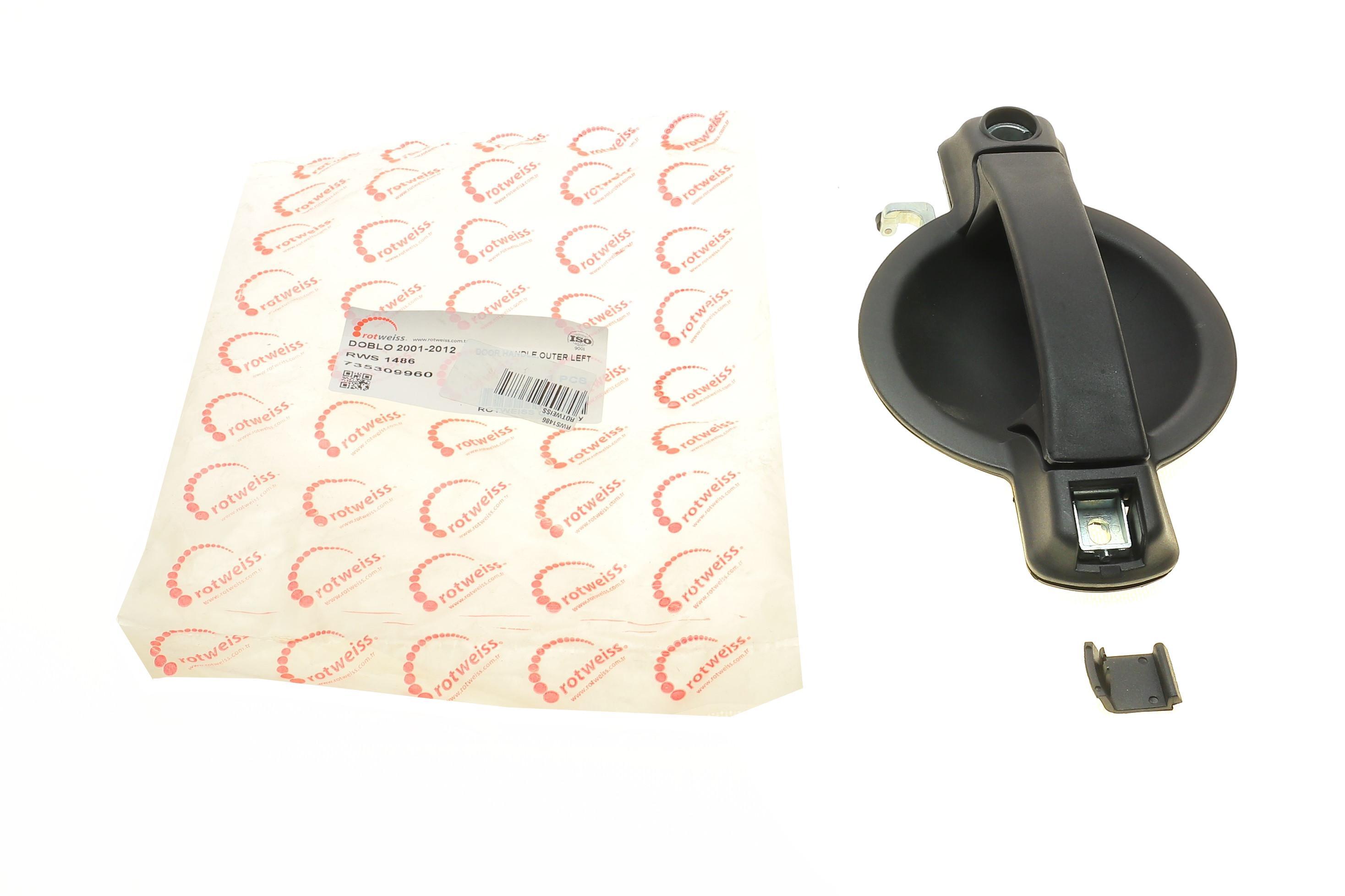 Ручка дверей (передніх/ззовні) (L) Fiat Doblo 01-