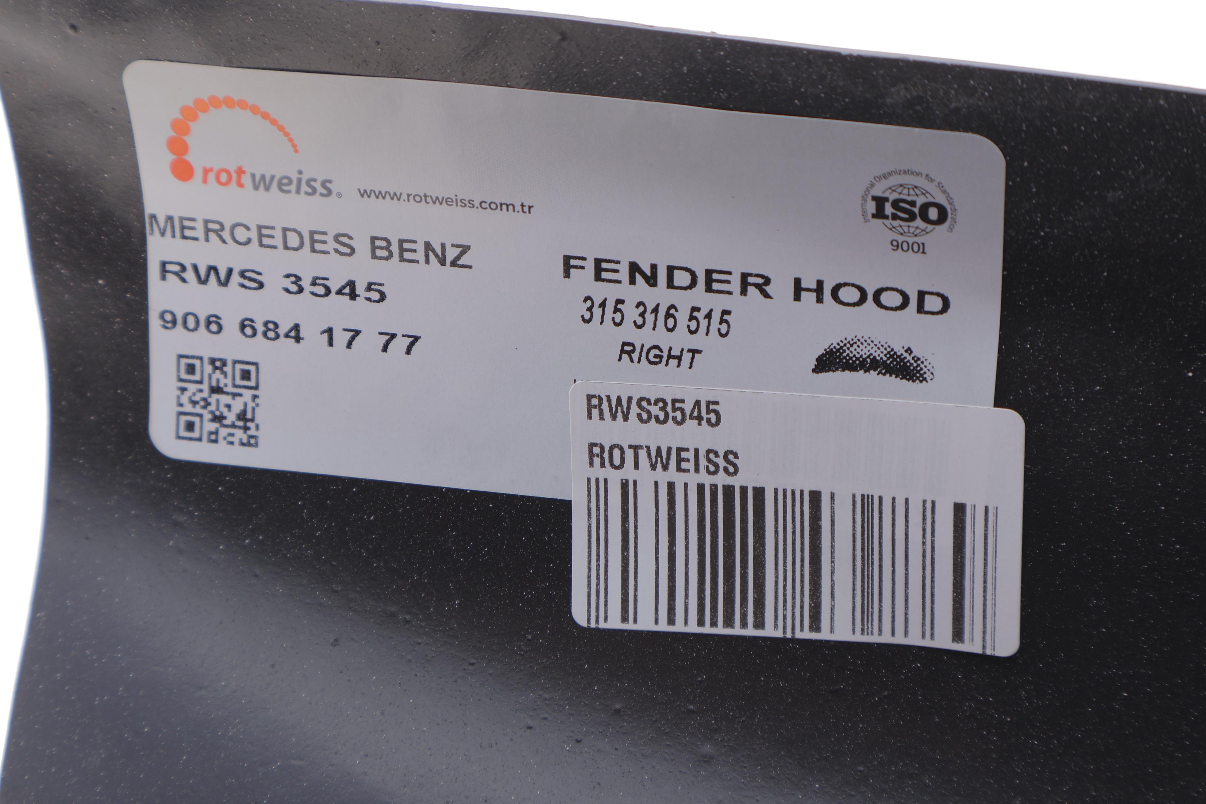 Підкрильник (передній/передня частина) MB Sprinter 06- (R)