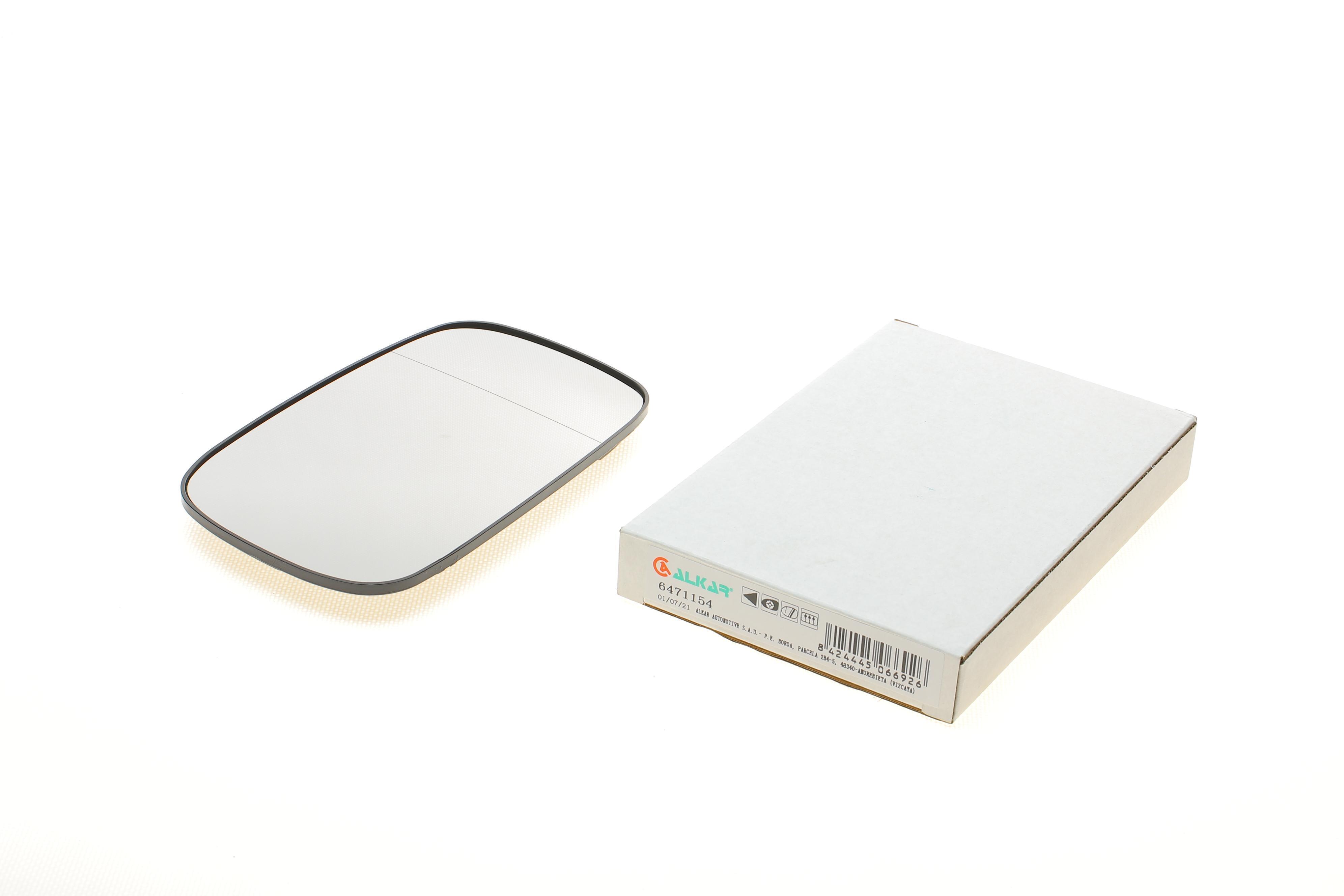 Скло дзеркала (з підігрівом) VW Caddy II 95-04 (L)