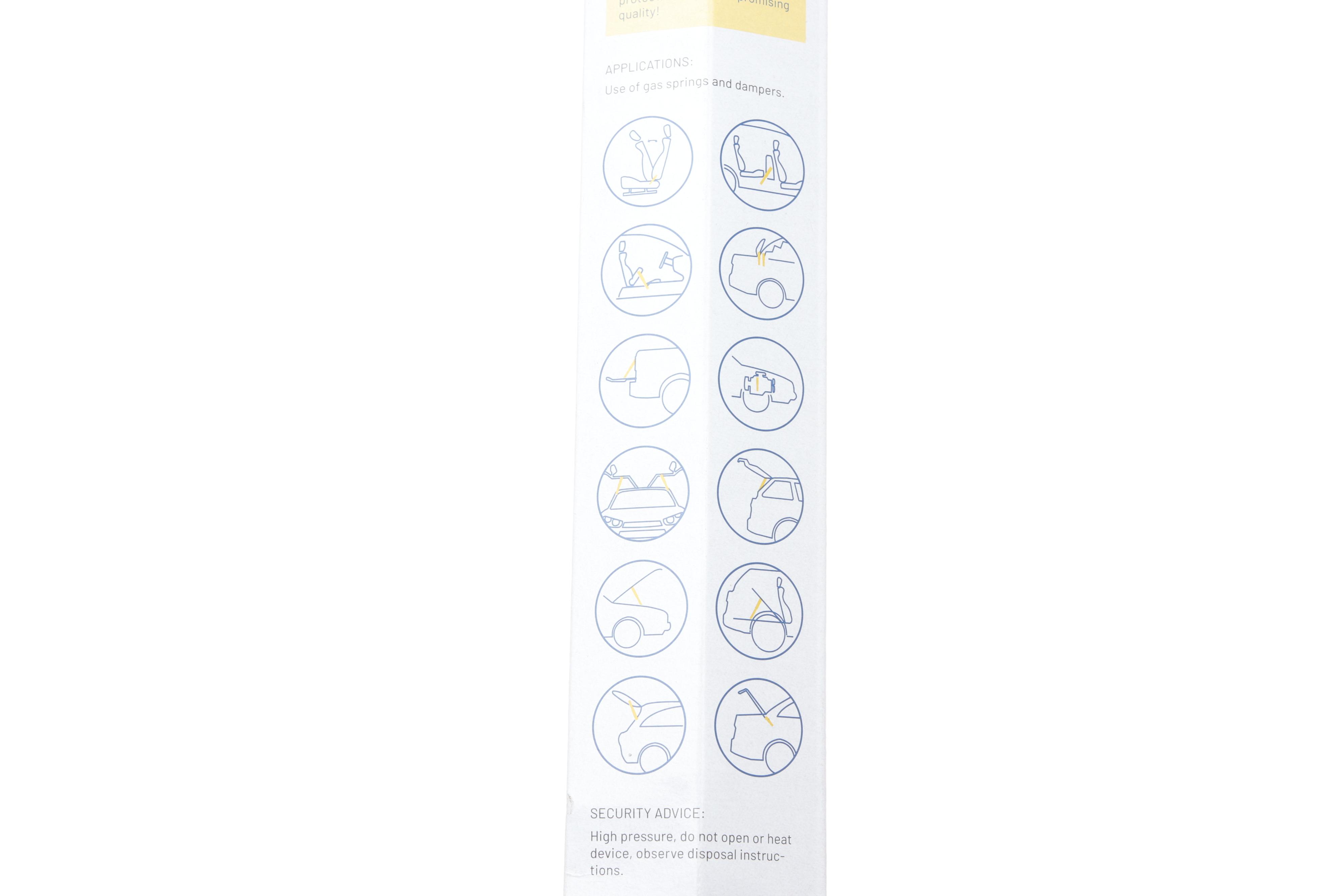 Амортизатор капоту Skoda SuperB 1.9-2.5 TDI