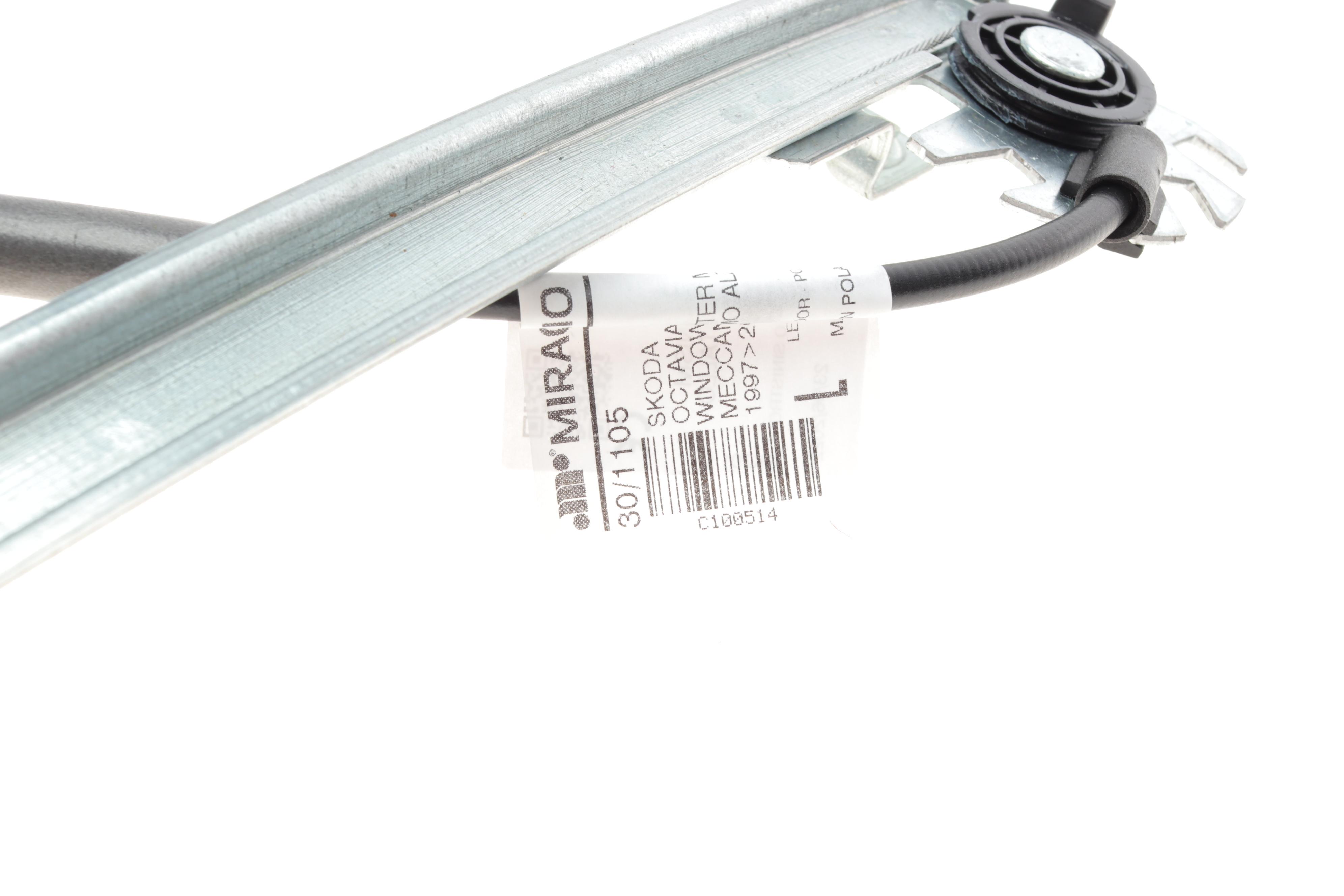 Склопідіймач (передній) Skoda Octavia 96-05 (L) (електро) (без моторчика)